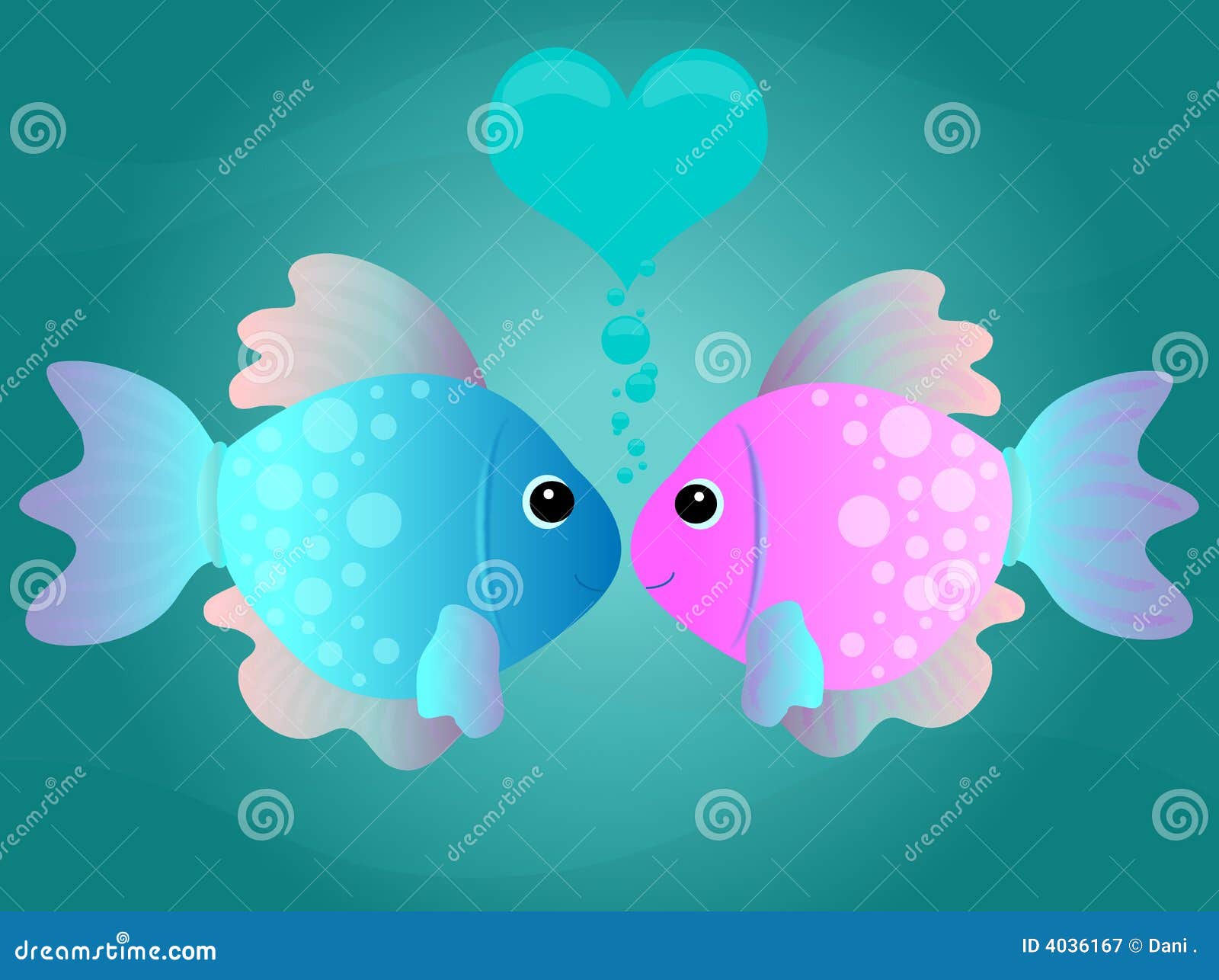 free kissing fish clipart - photo #46