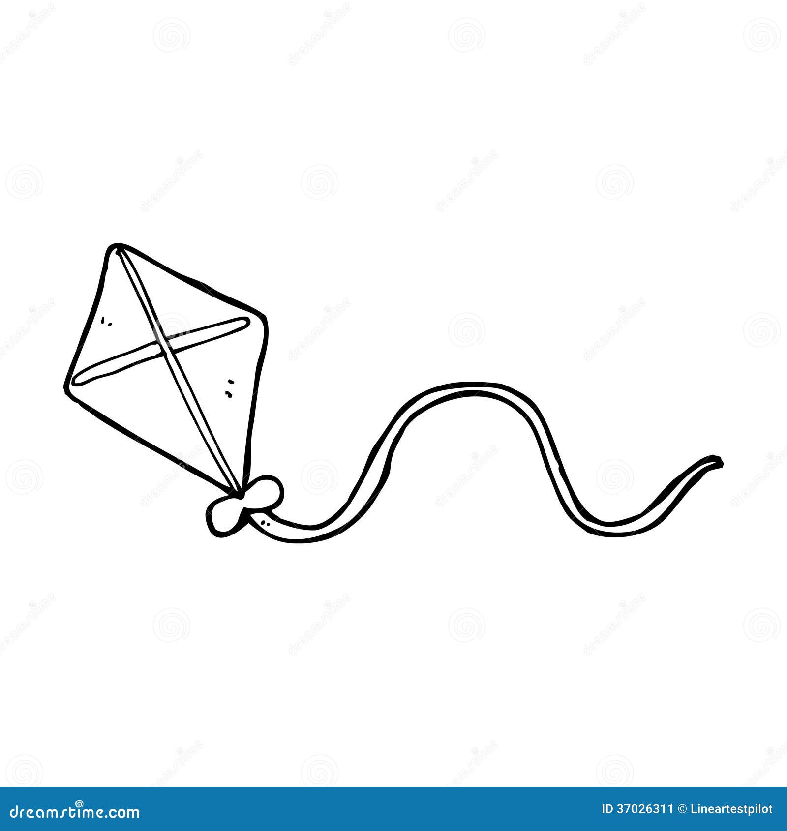 kite clipart black and white - photo #29