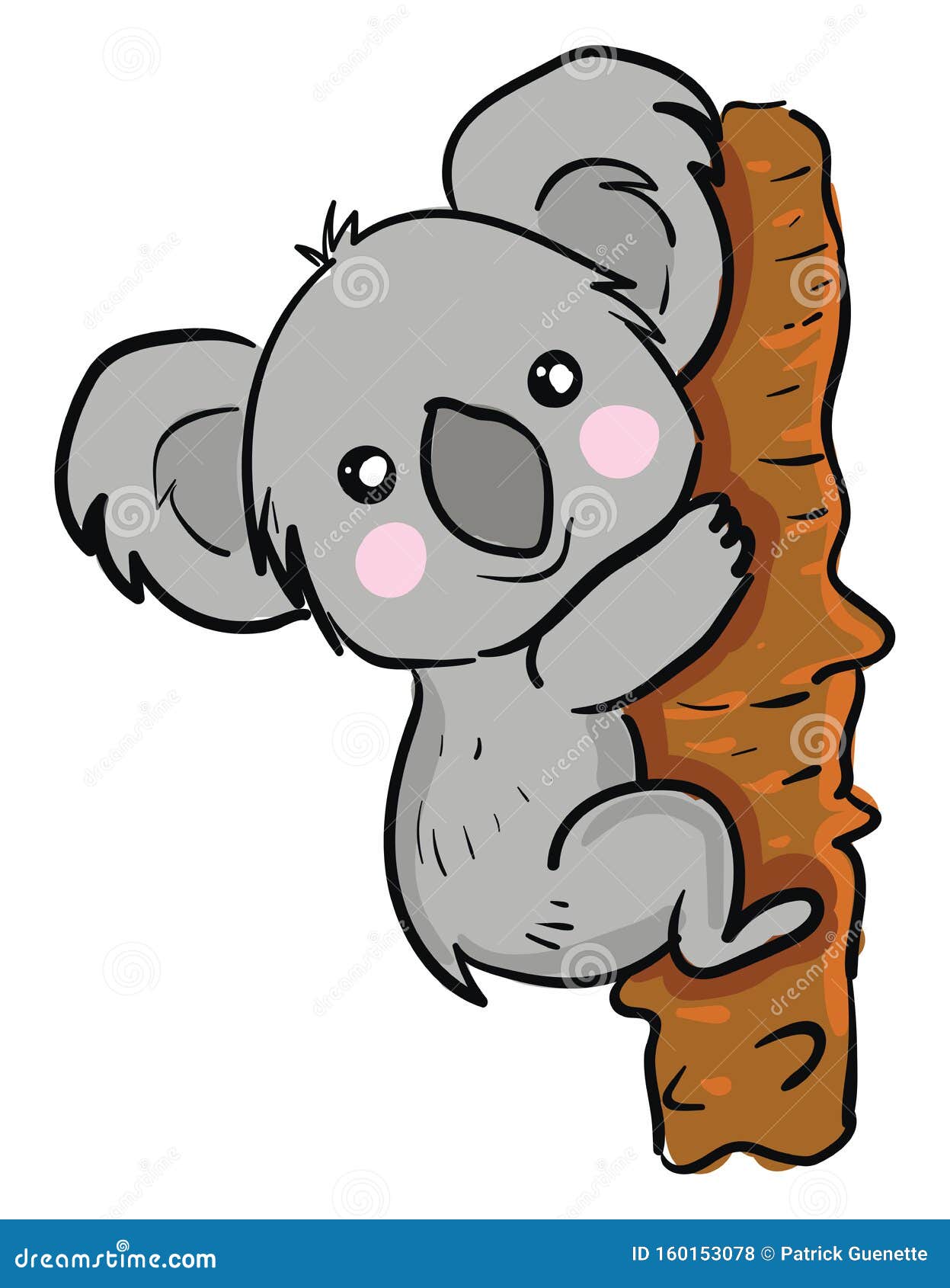 Cartoon Koala on a Tree Vector or Color Illustration Stock Vector - Illustration of tree, expressing: 160153078 Cartoon Koala on a Tree Vector or Color Illustration Stock Vector - Illustration of tree, expressing: 160153078