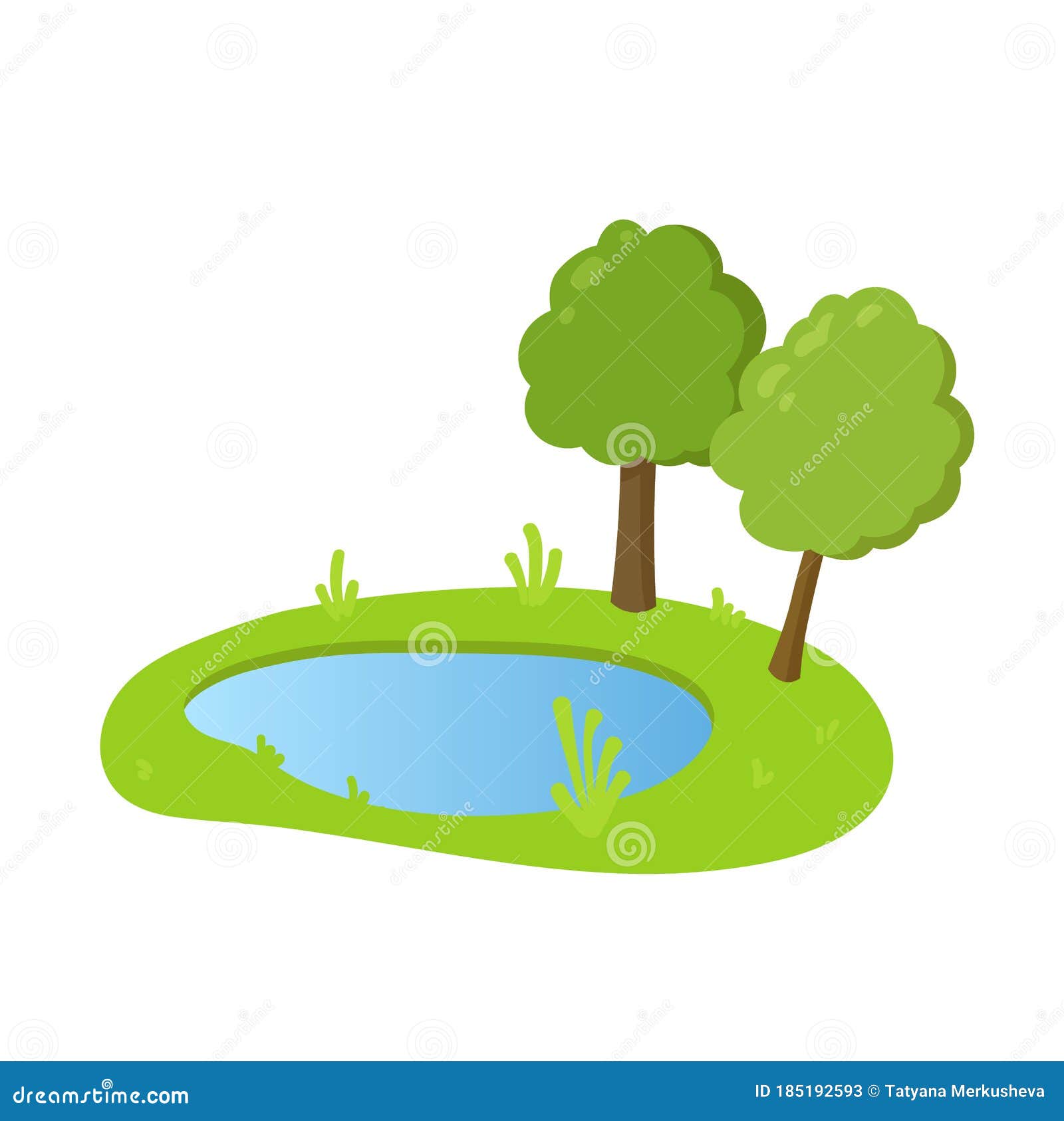 Cartoon Lake with Green Grass and Trees on the Banks, Flat Style Landscape Design Element. Flat Vector Illustration Stock Vector - Illustration of environment, lake: 185192593 Cartoon Lake with Green Grass and Trees on the Banks, Flat Style Landscape Design Element. Flat Vector Illustration Stock Vector - Illustration of environment, lake: 185192593