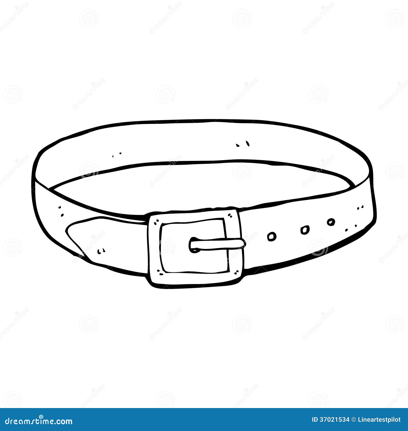 Cartoon leather belt stock illustration. Illustration of cheerful ...