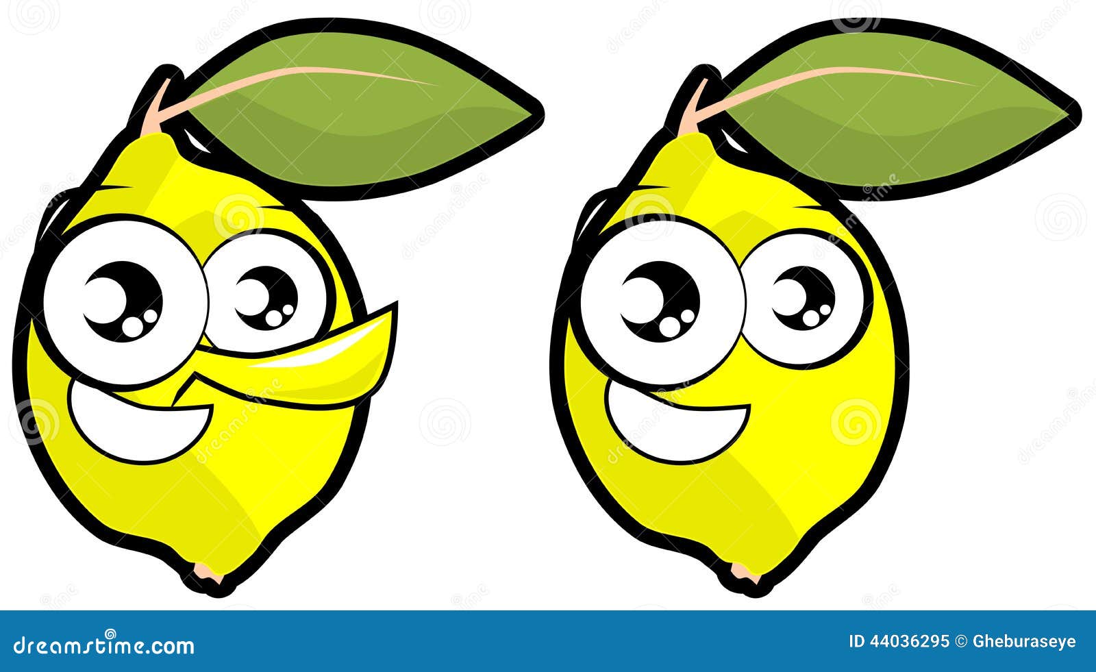Cartoon Lemon Isolated Illustration Stock Illustration - Illustration ...