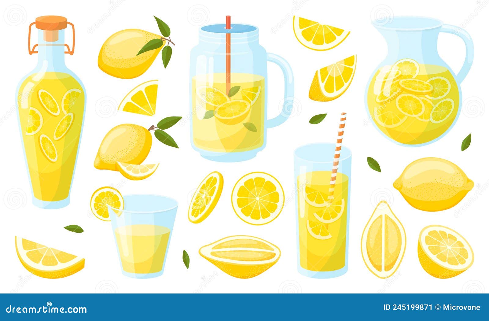 https://thumbs.dreamstime.com/z/cartoon-lemonade-lemon-refreshing-juice-glasses-jars-refresh-summer-drinks-citrus-pieces-mint-bottle-glass-pitcher-245199871.jpg
