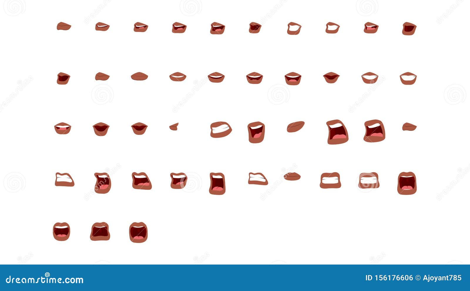 Cartoon Lip / Mouth Positions Stock Illustration - Illustration of lips, flash: 156176606 Cartoon Lip / Mouth Positions Stock Illustration - Illustration of lips, flash: 156176606