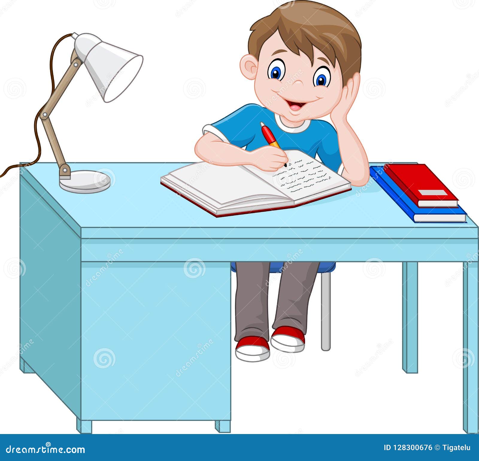 Cartoon Little Boy Studying Vector Illustration CartoonDealer cartoon-little-boy-studying-vector-illustration-cartoondealer