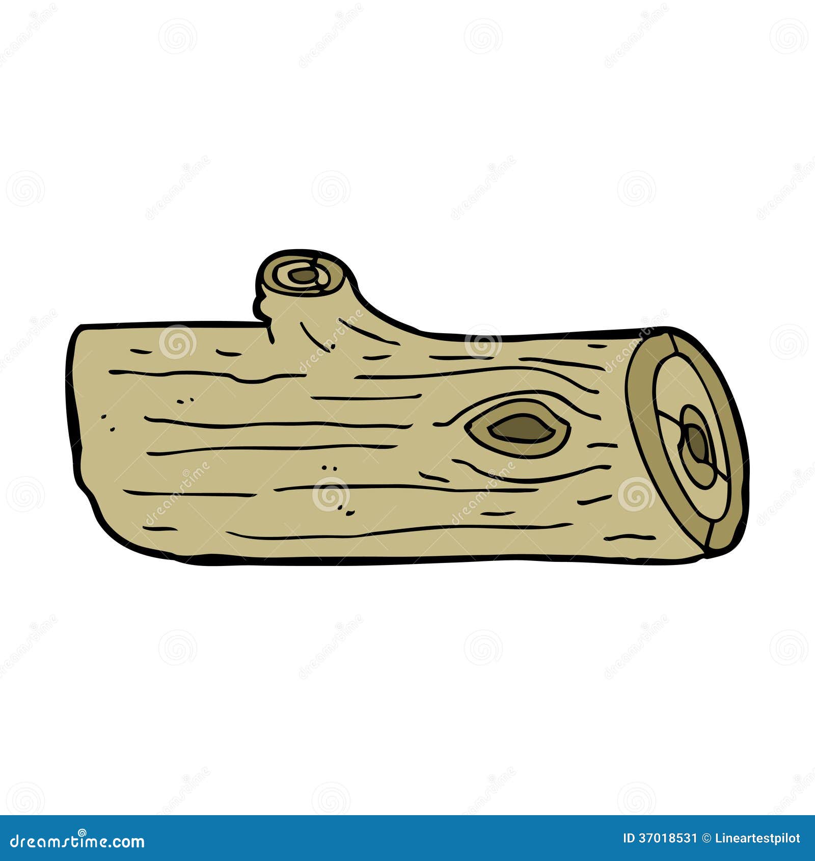 cartoon log