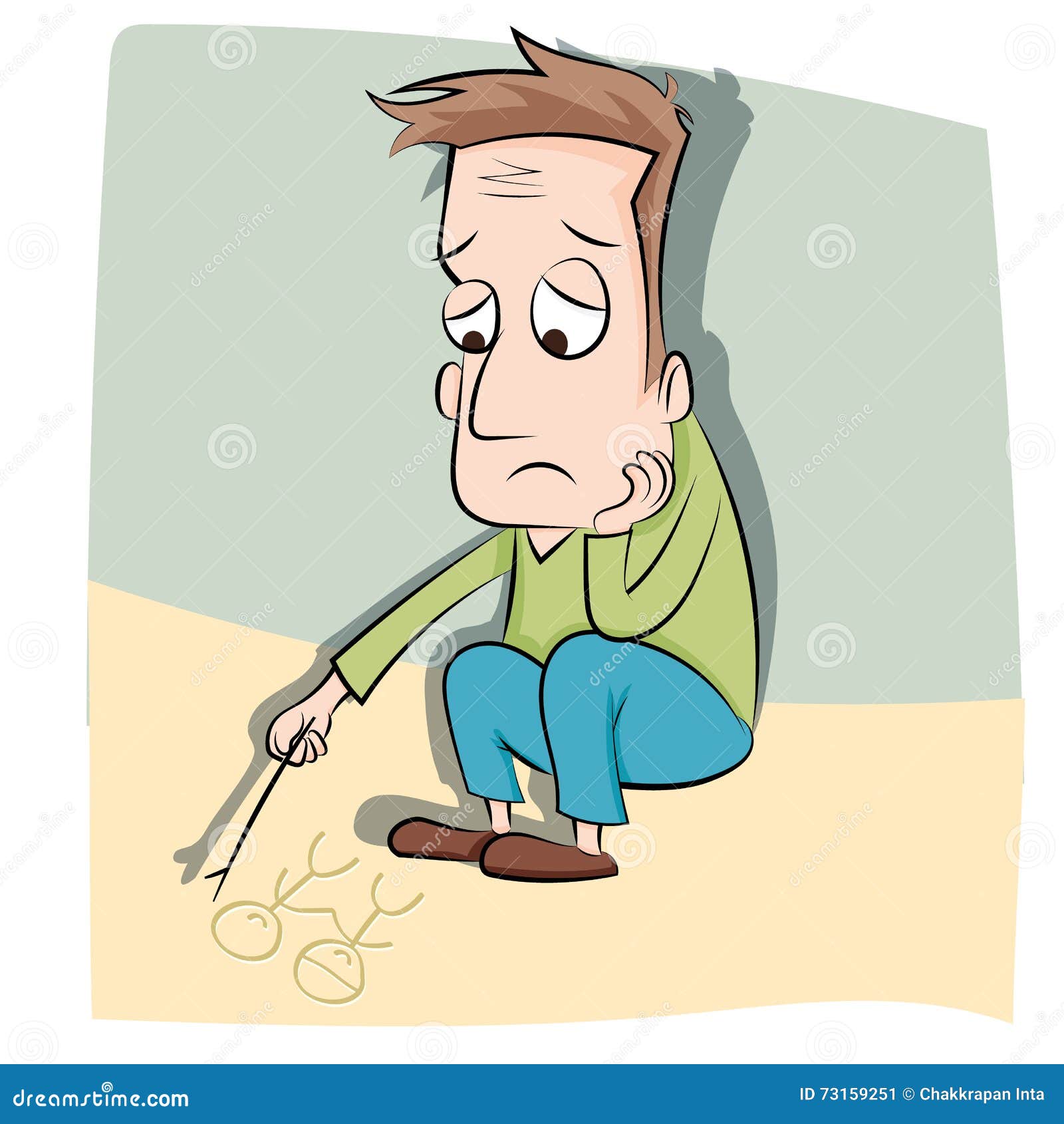Cartoon lonely man stock vector. Illustration of male - 73159251 Cartoon lonely man stock vector. Illustration of male - 73159251