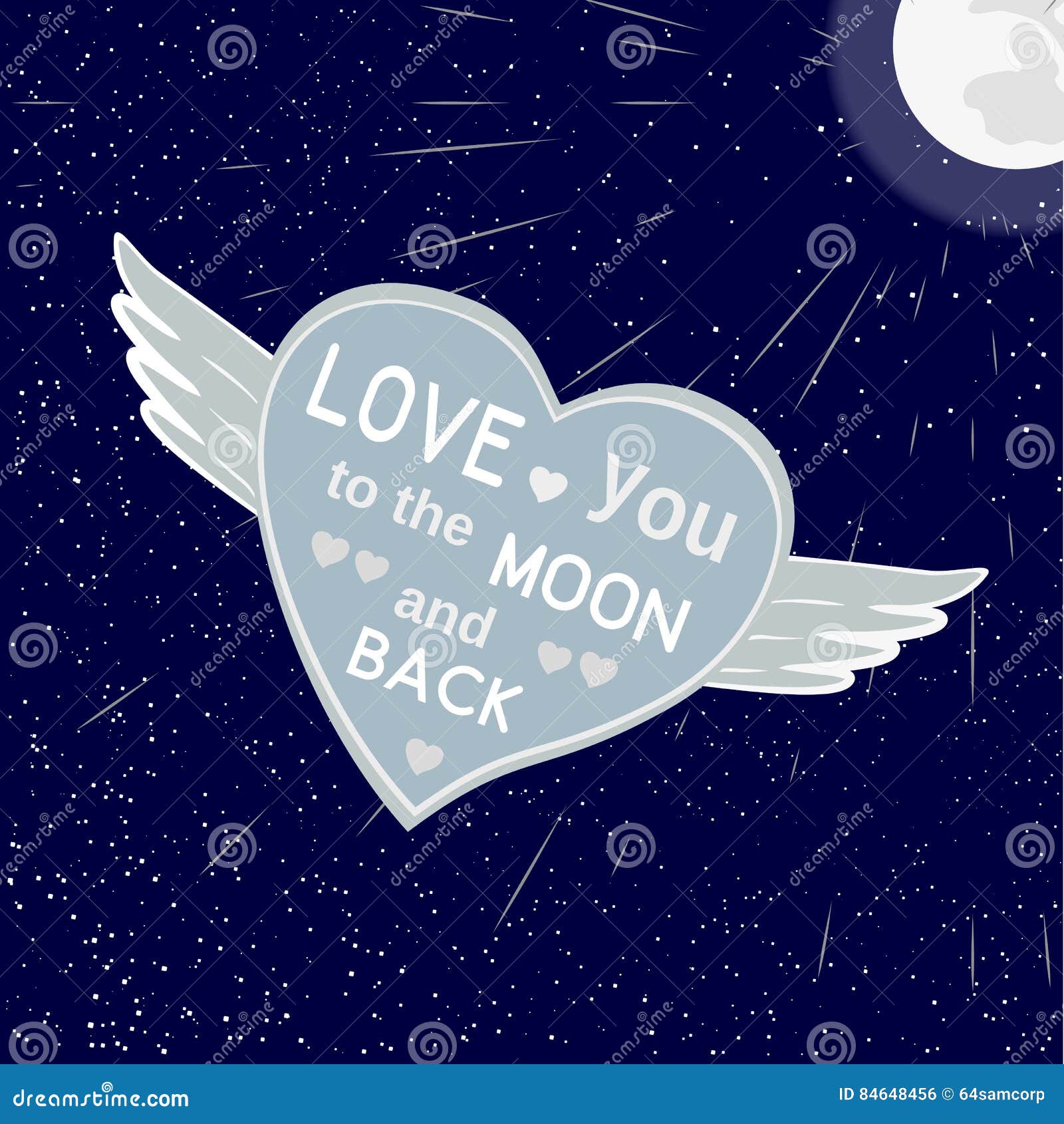 Cartoon love poster stock vector. Illustration of passion - 84648456
