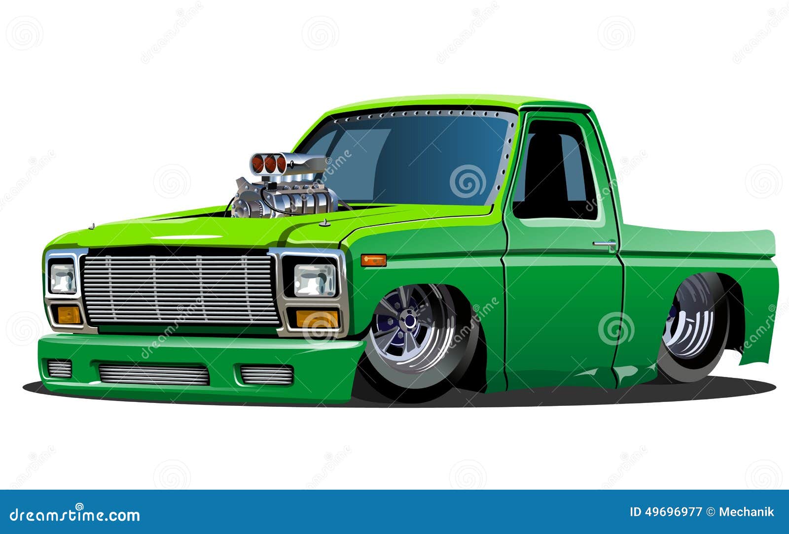 Cartoon Lowrider Stock Vector - Image: 49696977