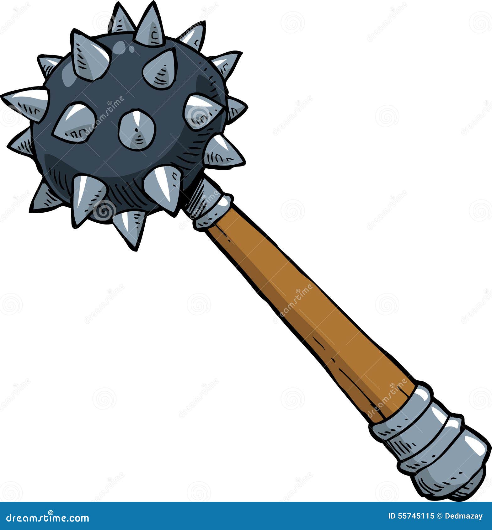 Cartoon Mace Stock Vector Image 55745115