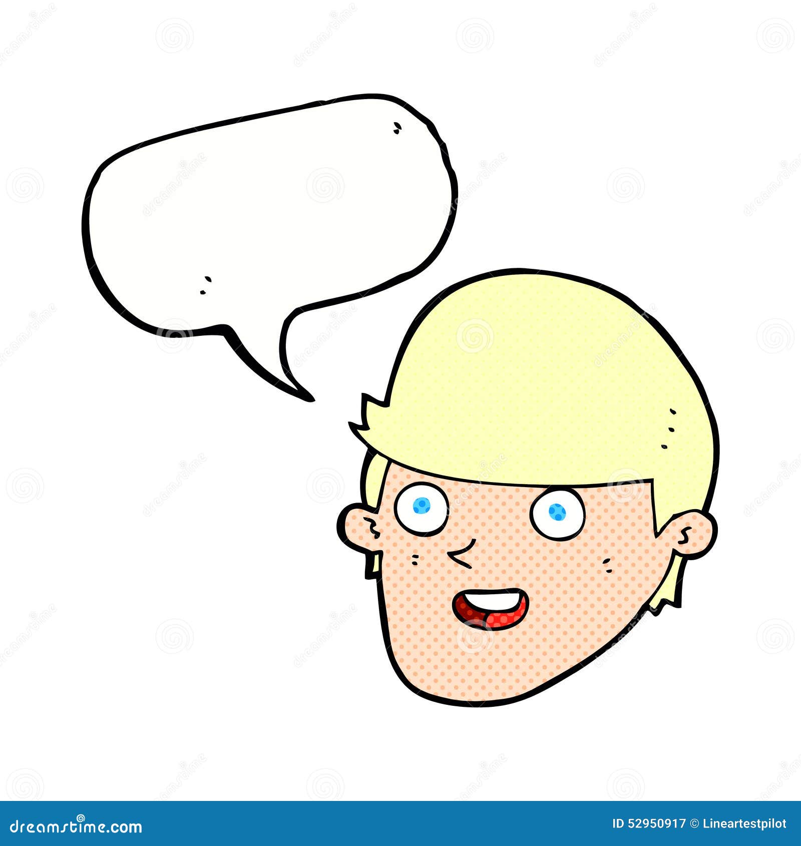 Cartoon Man with Big Chin with Speech Bubble Stock Illustration -  Illustration of drawing, simple: 52950917