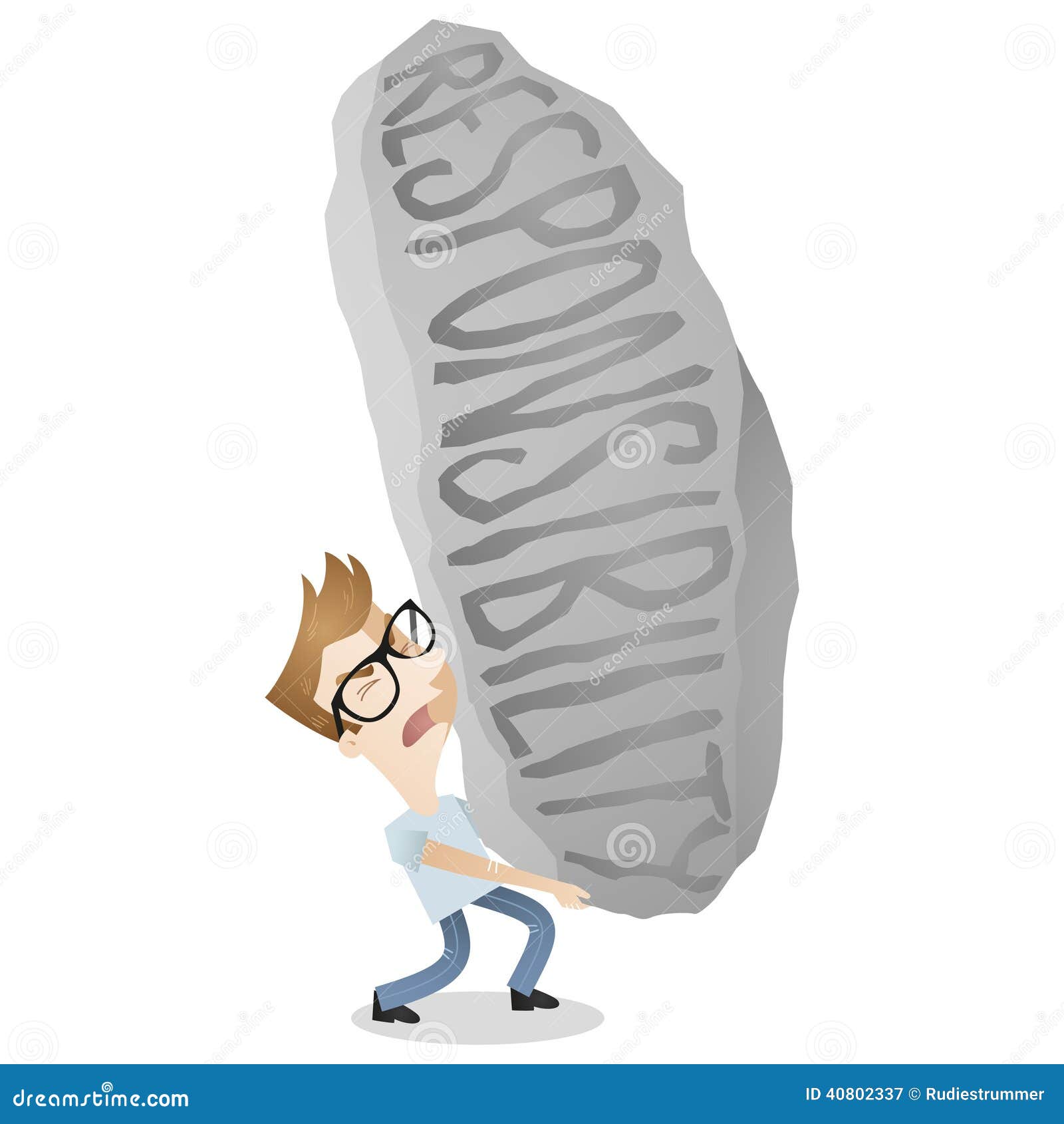 clipart man carrying heavy load - photo #27