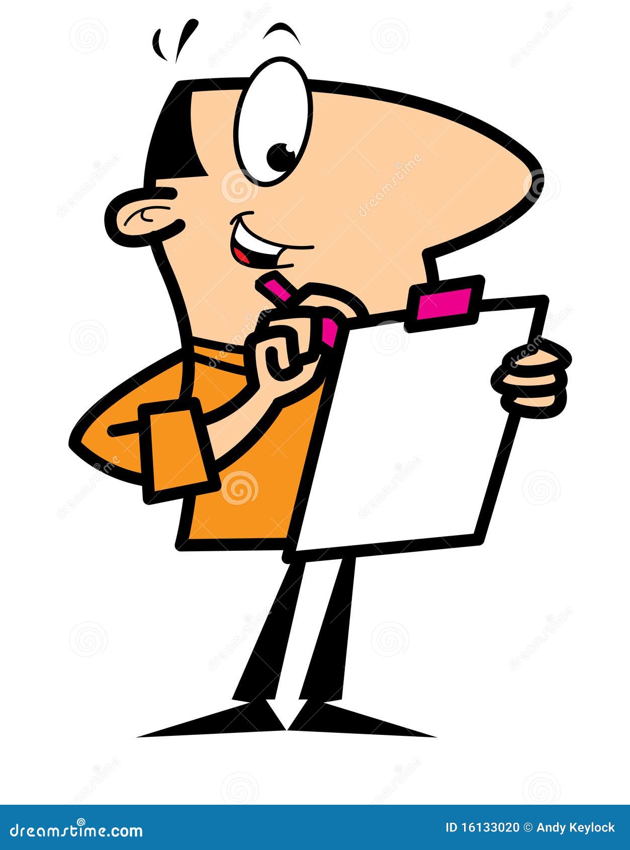 clipart man with clipboard - photo #3