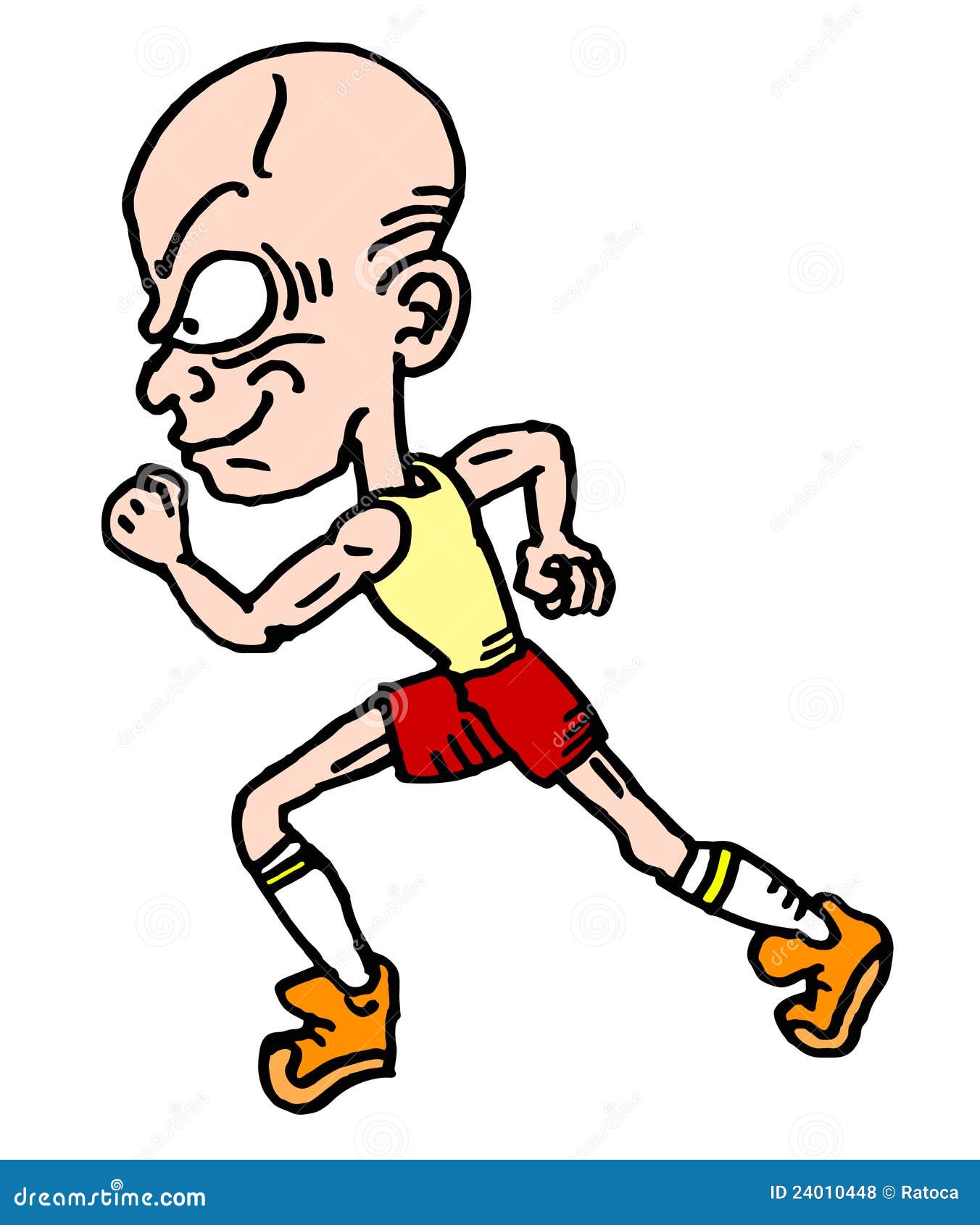 Cartoon man sport stock vector. Illustration of athletics - 24010448
