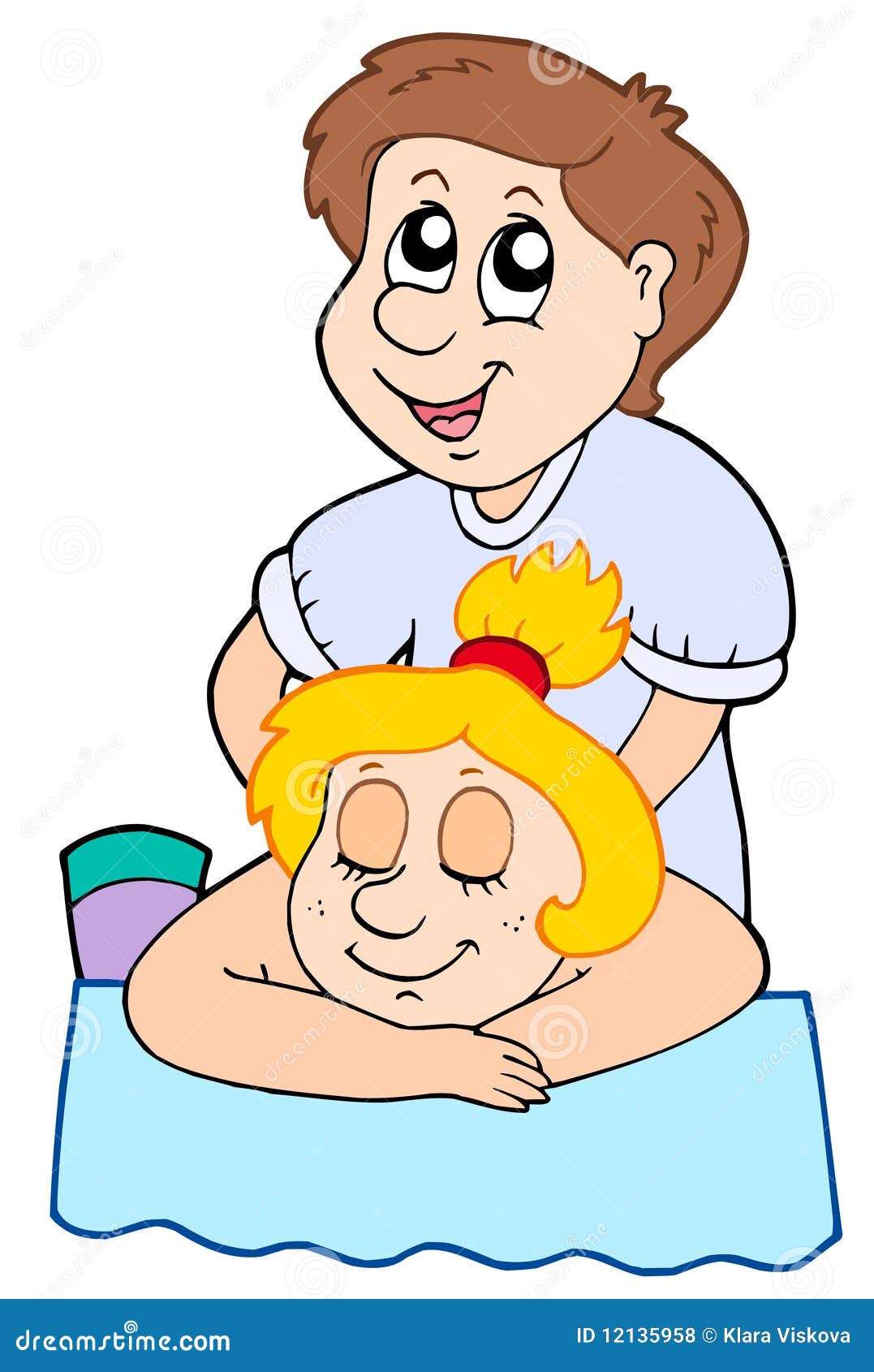 Massage cartoon funny