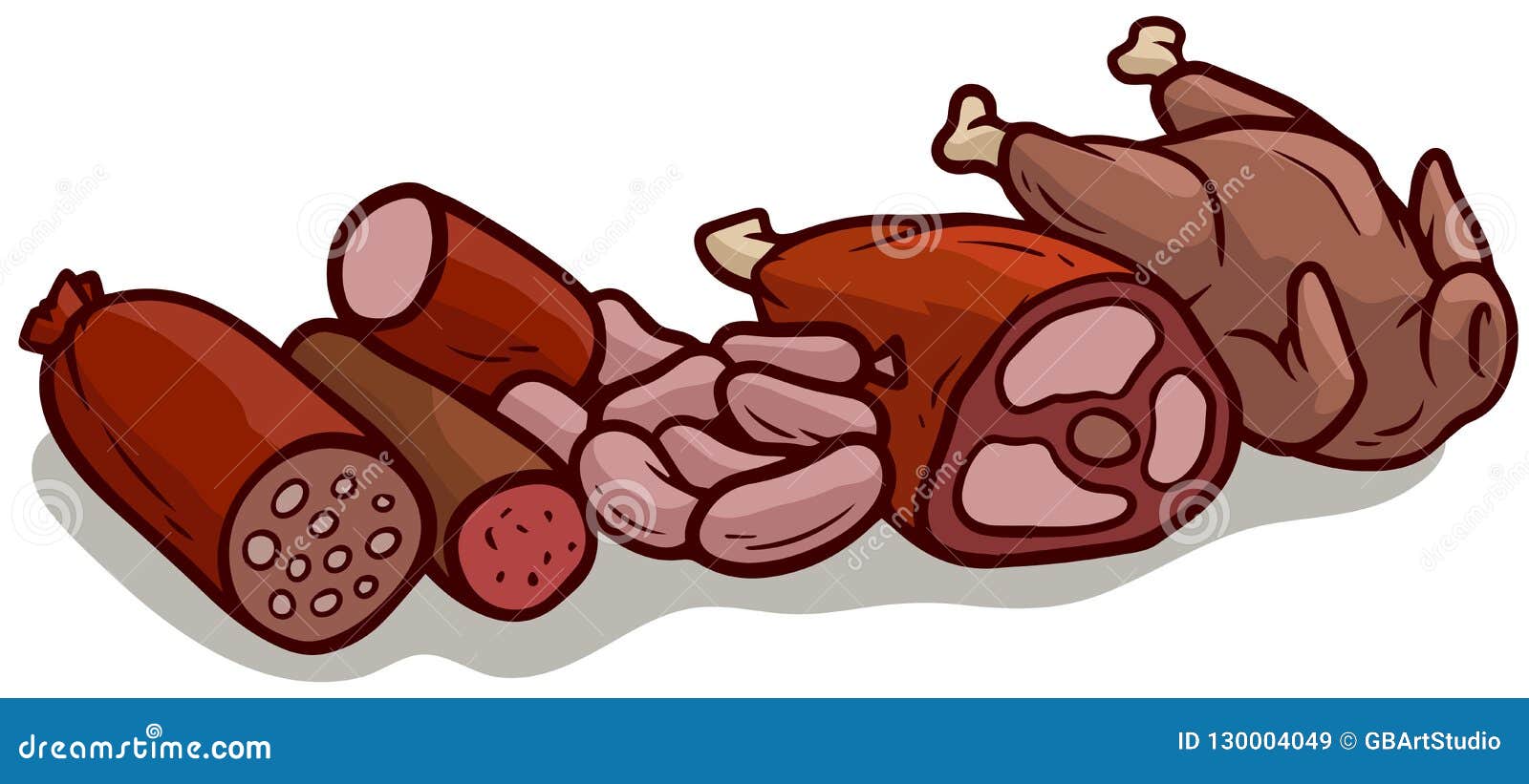 Cartoon Meat Pork Chicken Sausage Vector Icons Stock Vector - Illustration of meal, ingredient: 130004049 Cartoon Meat Pork Chicken Sausage Vector Icons Stock Vector - Illustration of meal, ingredient: 130004049