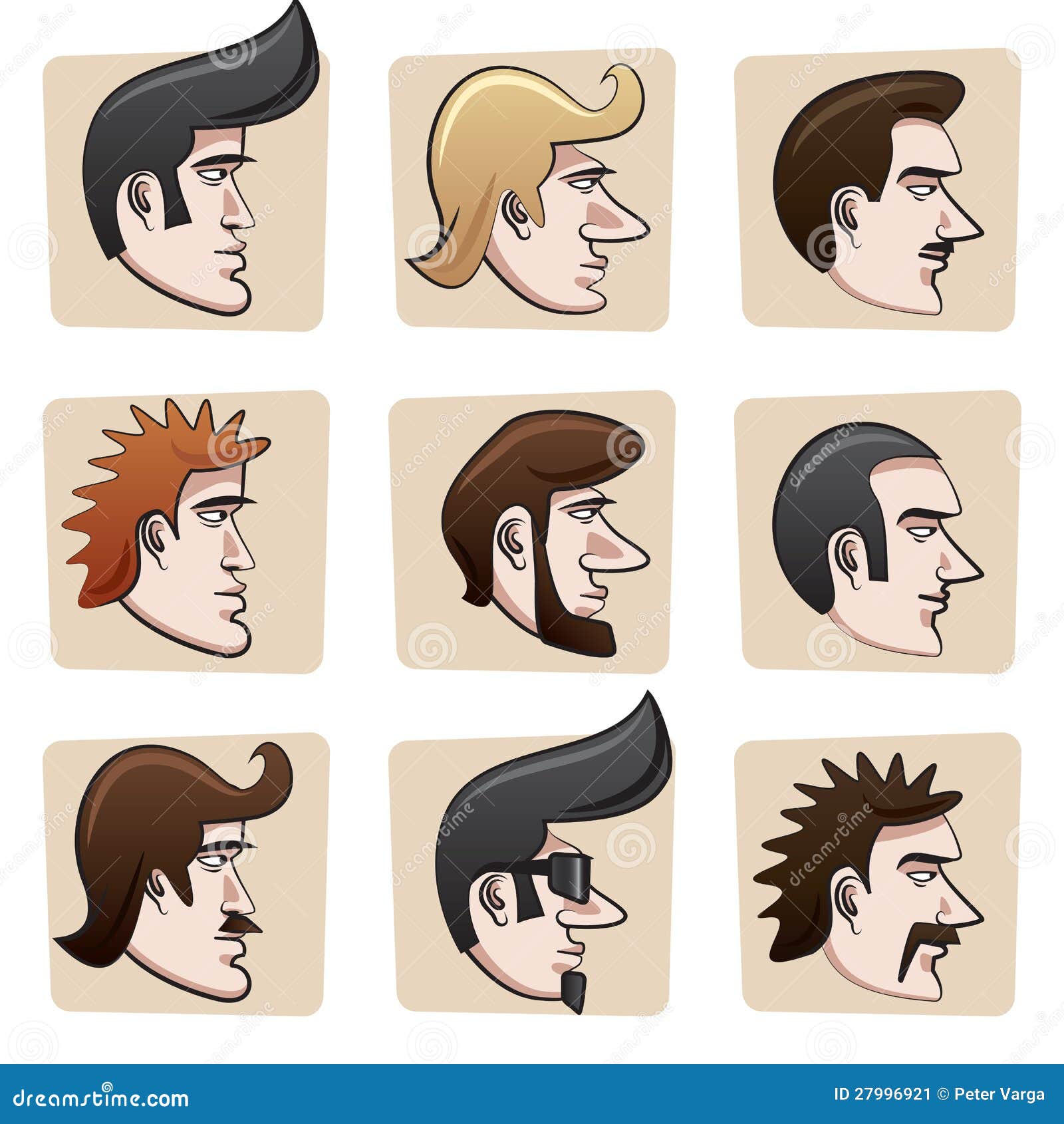 Cartoon men heads stock vector. Illustration of cheerful - 27996921 Cartoon men heads stock vector. Illustration of cheerful - 27996921