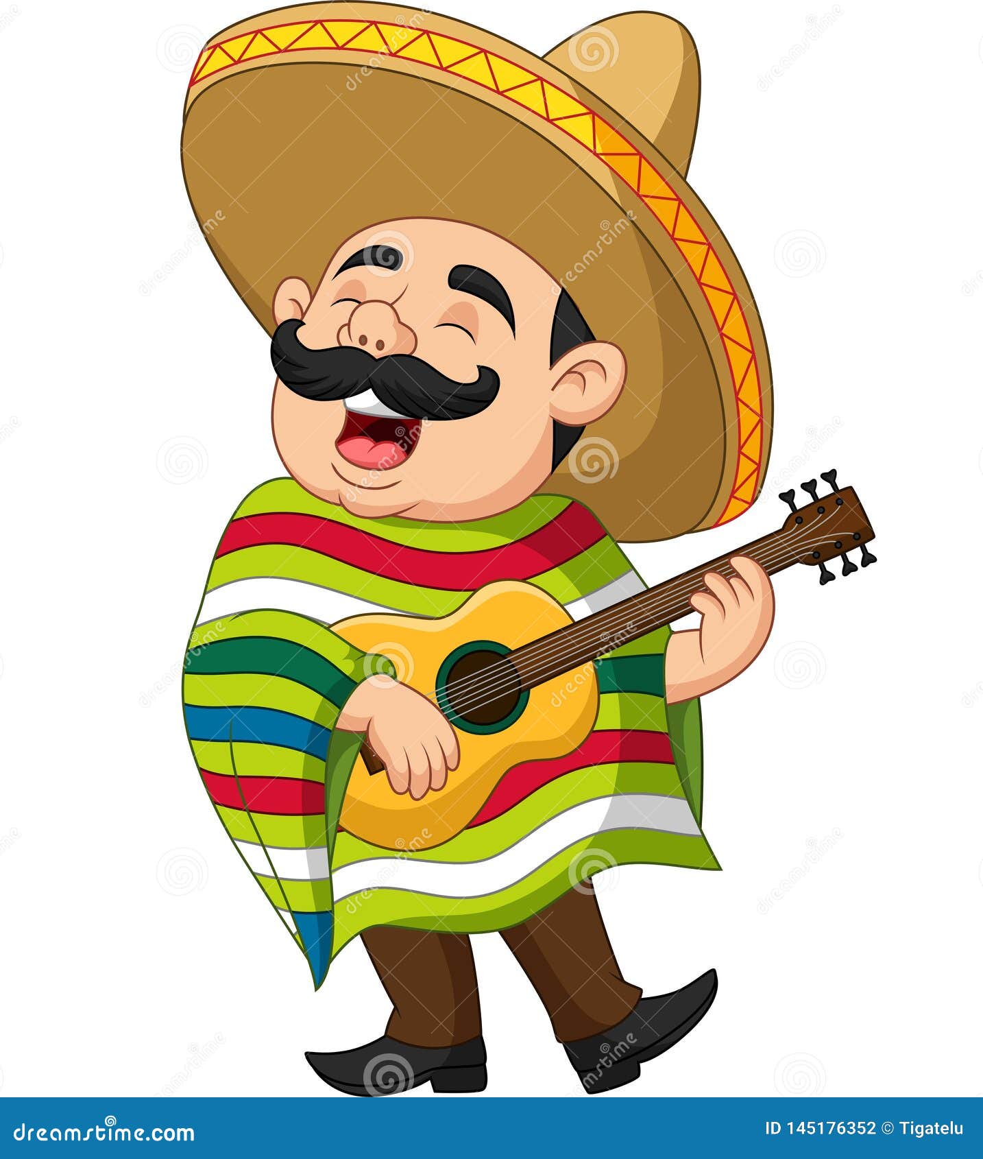 mexican guy in sombrero cartoon