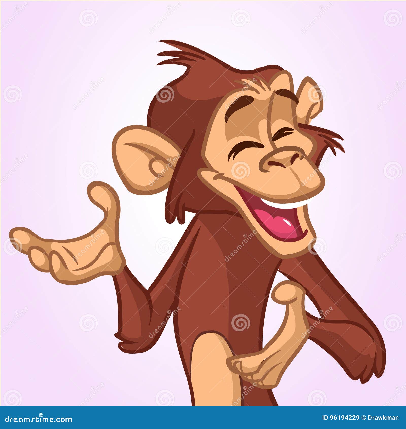 Cartoon Monkey Smiling and Laughing. Vector Illustration of Chimpanzee Character Mascot Stock Vector - Illustration of drawing, adorable: 96194229 Cartoon Monkey Smiling and Laughing. Vector Illustration of Chimpanzee Character Mascot Stock Vector - Illustration of drawing, adorable: 96194229