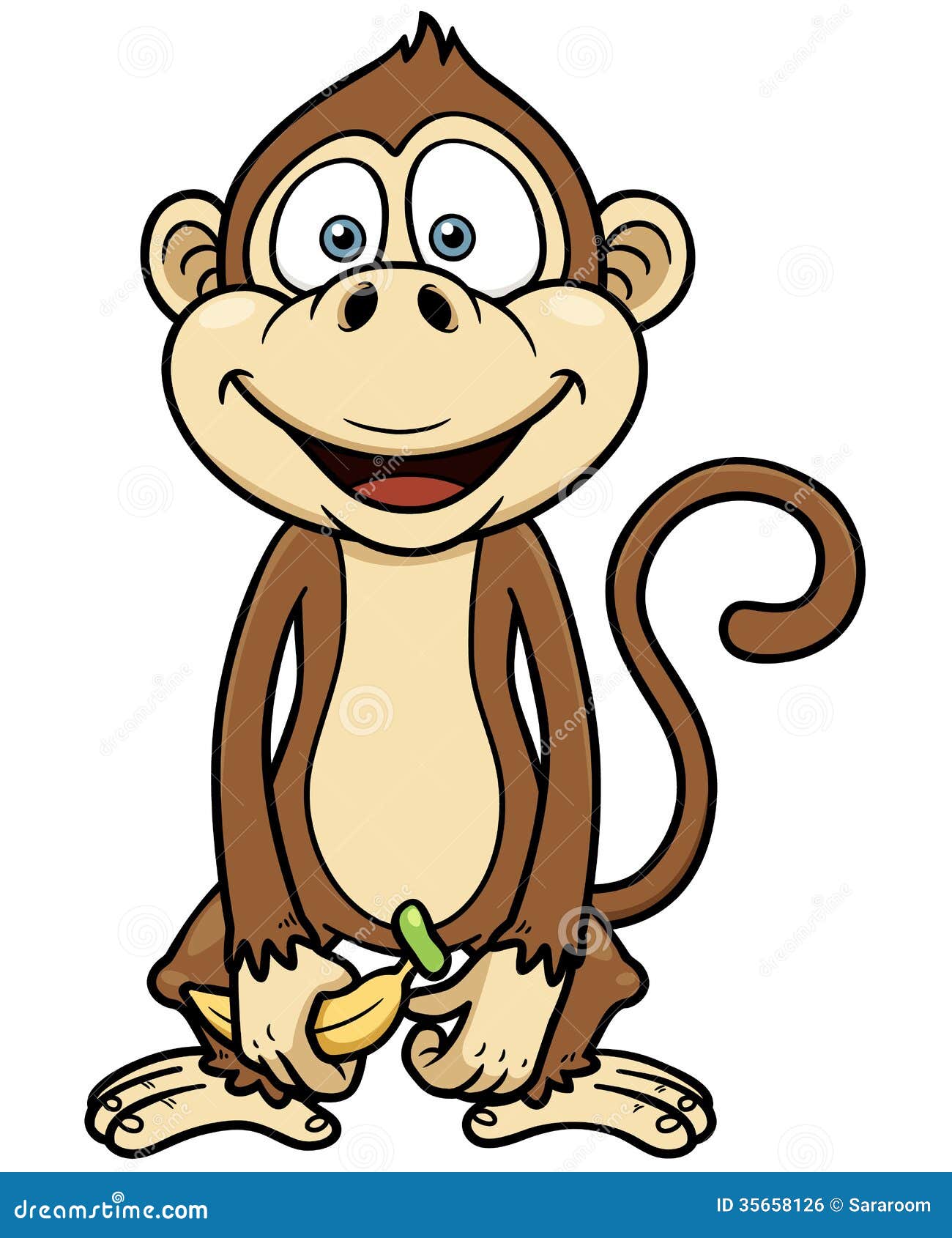 monkey illustrations clipart - photo #31