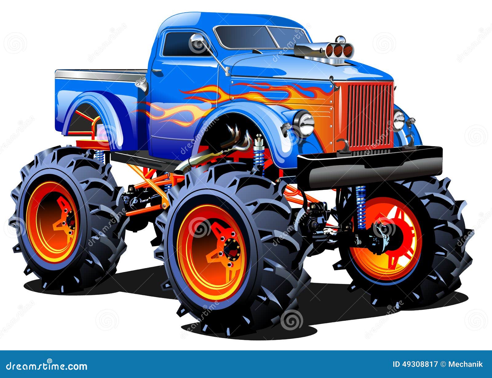 Cartoon Monster Truck  Monster trucks, Lifted trucks, Monster truck art