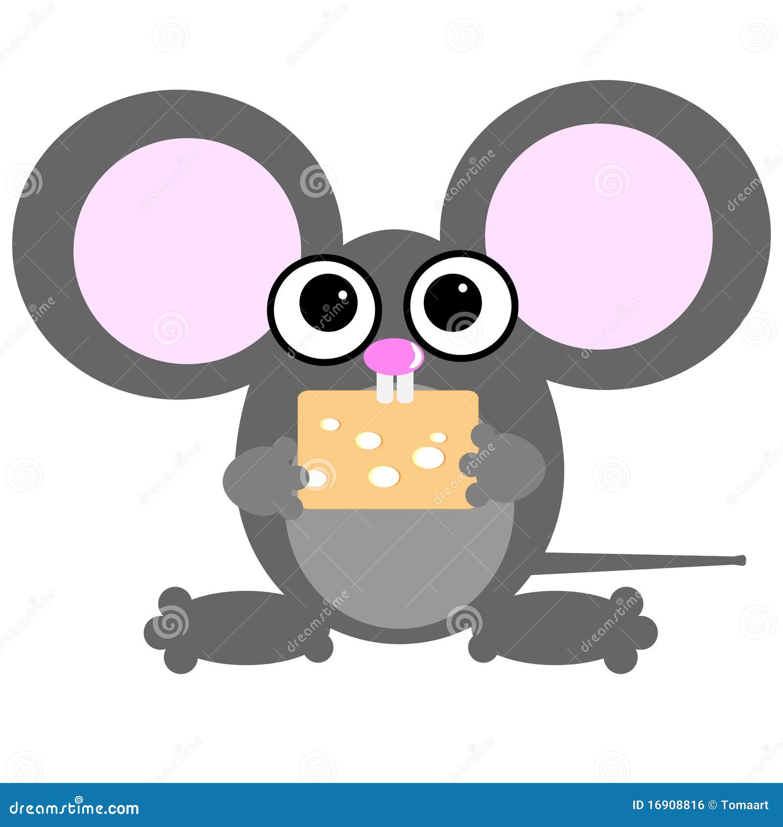 Cartoon mouse stock vector. Illustration of little, background - 16908816