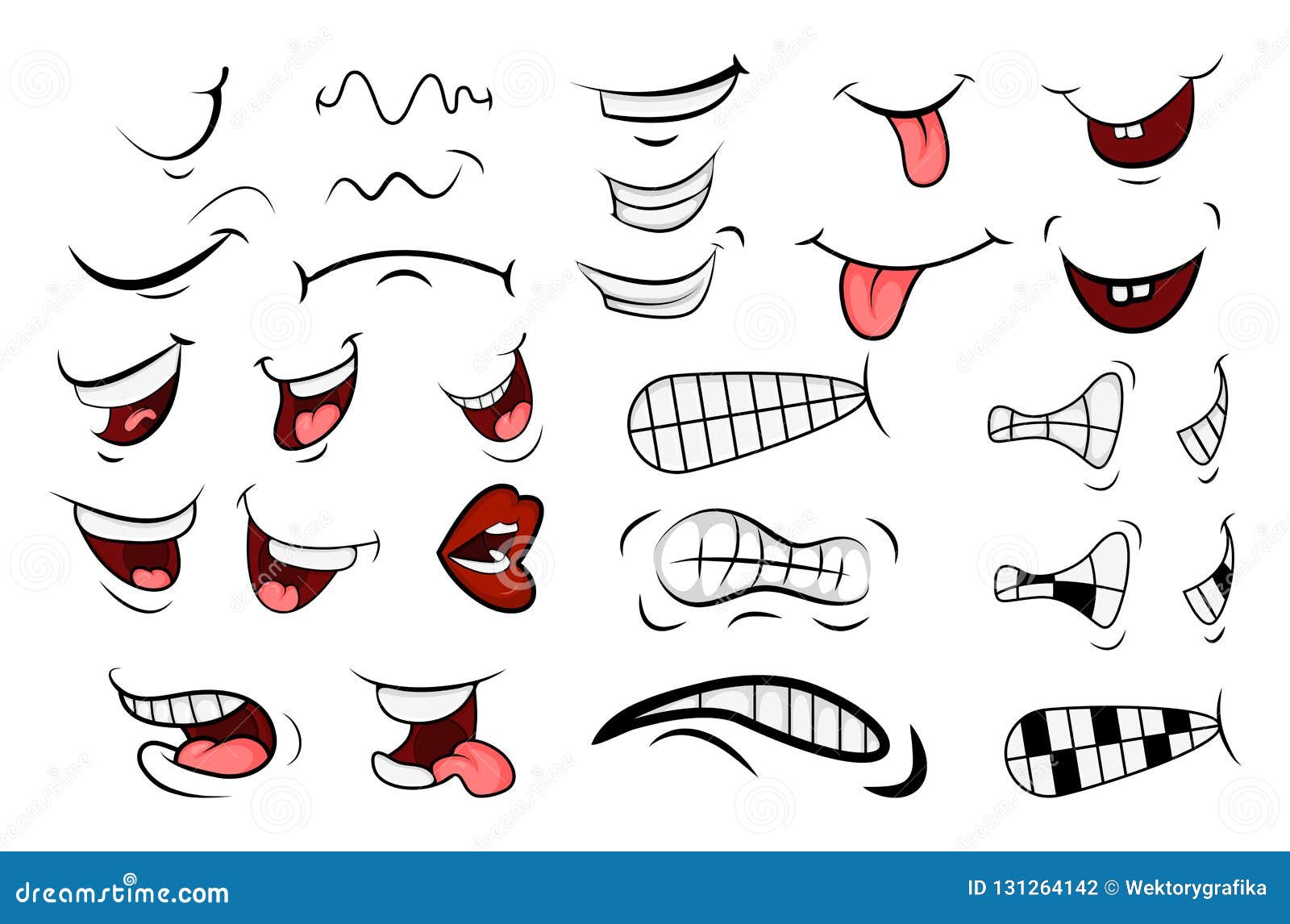 Cartoon Mouth Stock Illustrations – 149,327 Cartoon Mouth Stock  Illustrations, Vectors & Clipart - Dreamstime