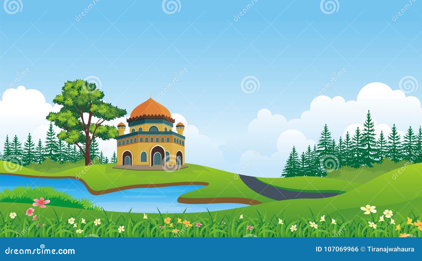 Download 460 Background Kartun Islami Paling Keren Download