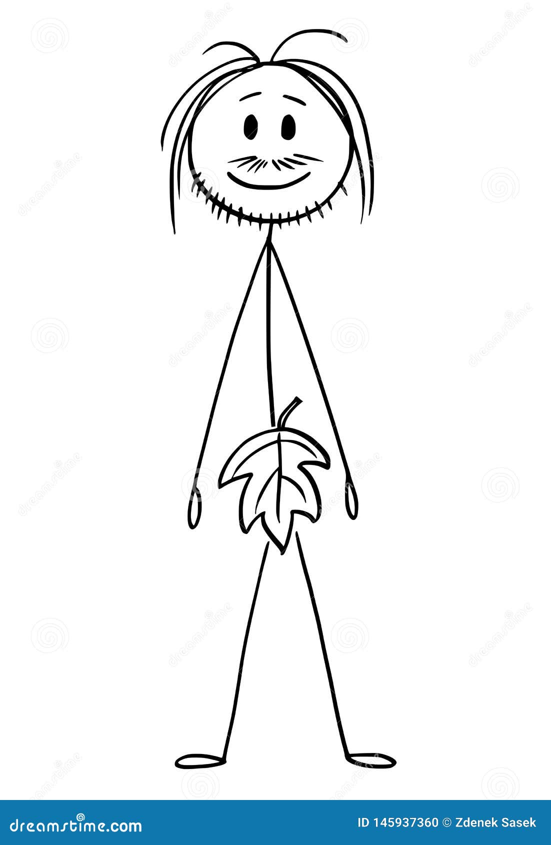 Vetor de Cartoon stick figure drawing conceptual illustration of naked or  nude woman with groin, crotch, genitalia and breasts covered by censored  bar or sign. Metaphor of nudity control. do Stock