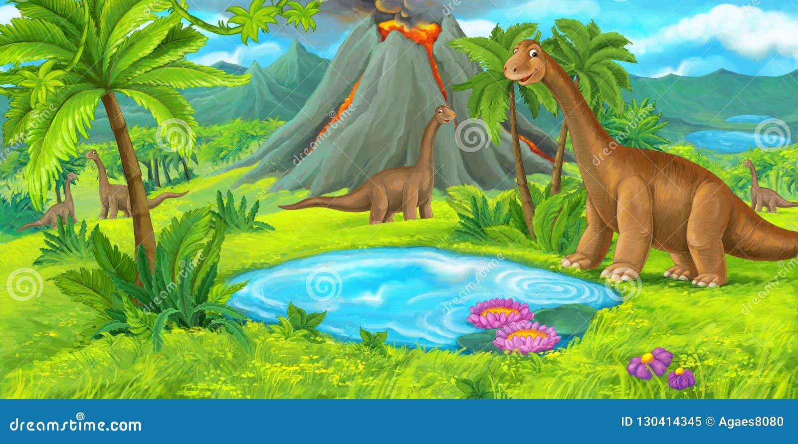 Brown Blue Decorative Quilted 2 Piece Coverlet Set with Pillow Sham Lunarable Dino Bedspread Cartoon Style Drawing of Little Dinosaur Walking Prehistoric Jungle and Volcano Illustration Twin Size Brown Blue Decorative Quilted 2 Piece Coverlet Set with Pillow Sham Lunarable Dino Bedspread Cartoon Style Drawing of Little Dinosaur Walking Prehistoric Jungle and Volcano Illustration Twin Size