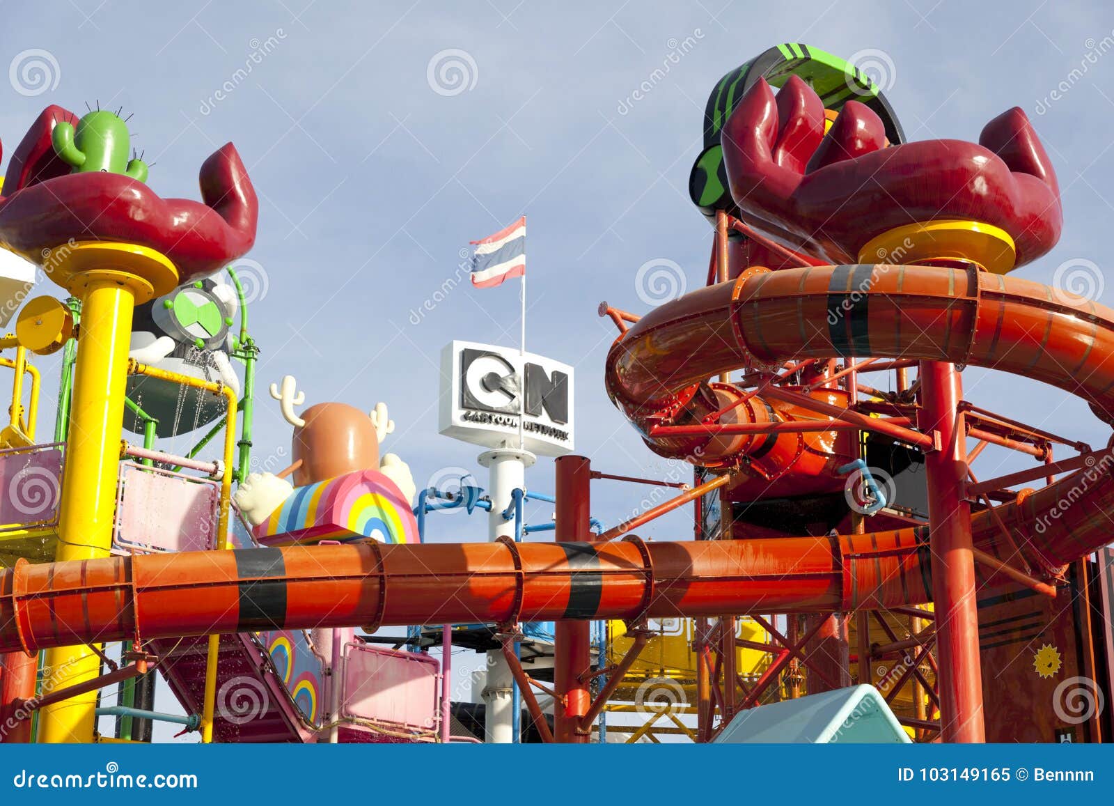 Cartoon Network Amazone Water Park Editorial Image - Image of rippled,  poolside: 103149165