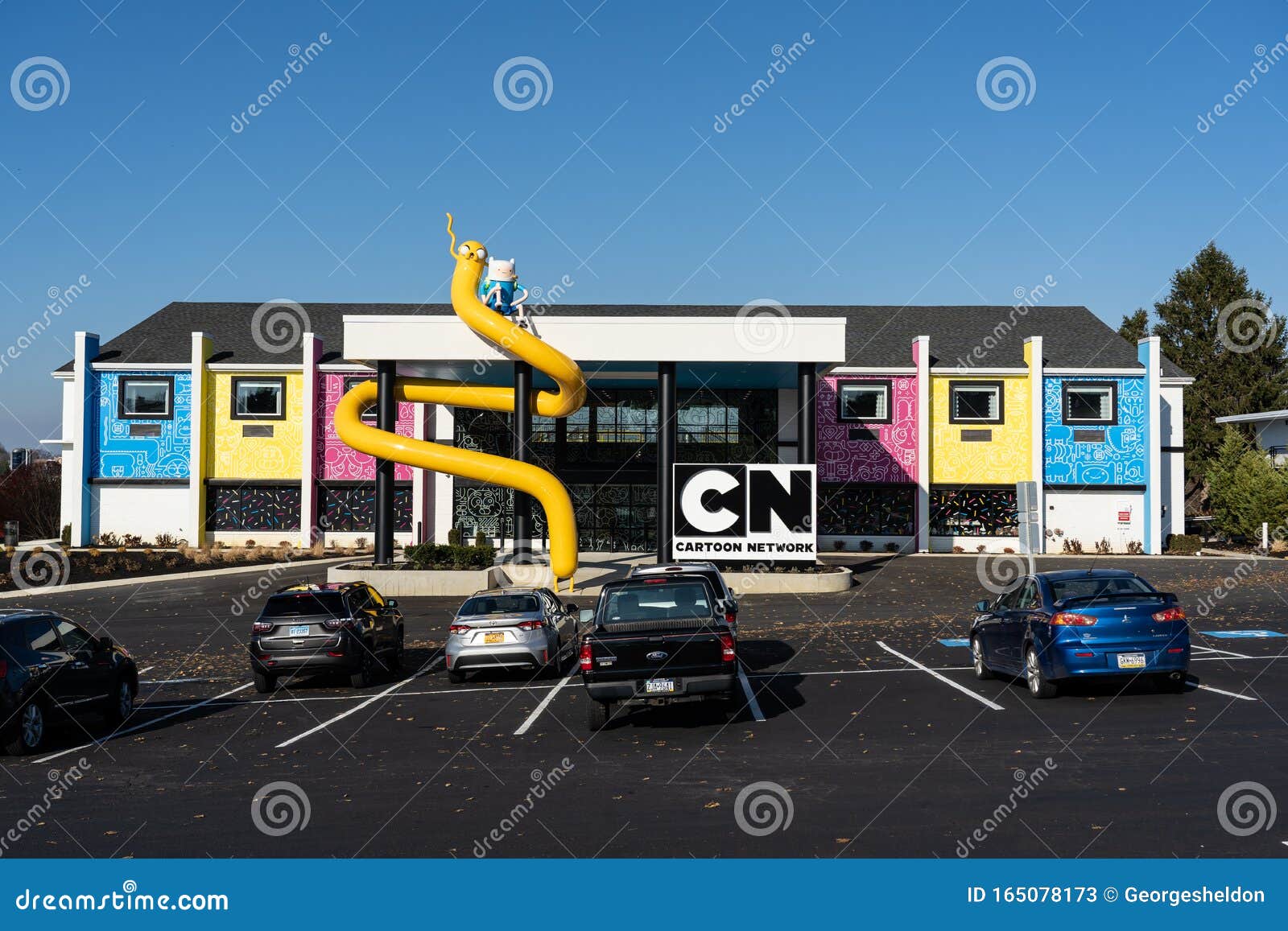 The Cartoon Network Hotel Sign Editorial Stock Image - Image of pool,  accommodation: 165078269