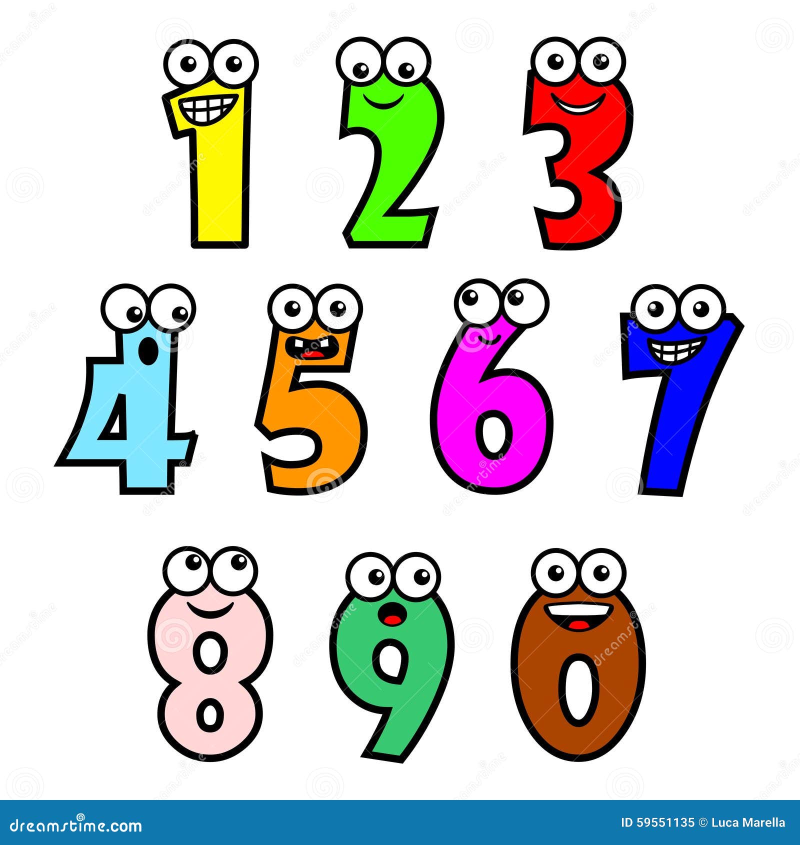 free funny numbers clipart - photo #19