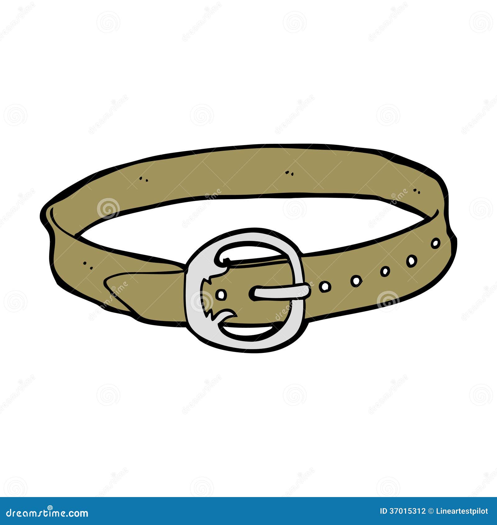 Cartoon Old Belt Stock Photography - Image: 37015312