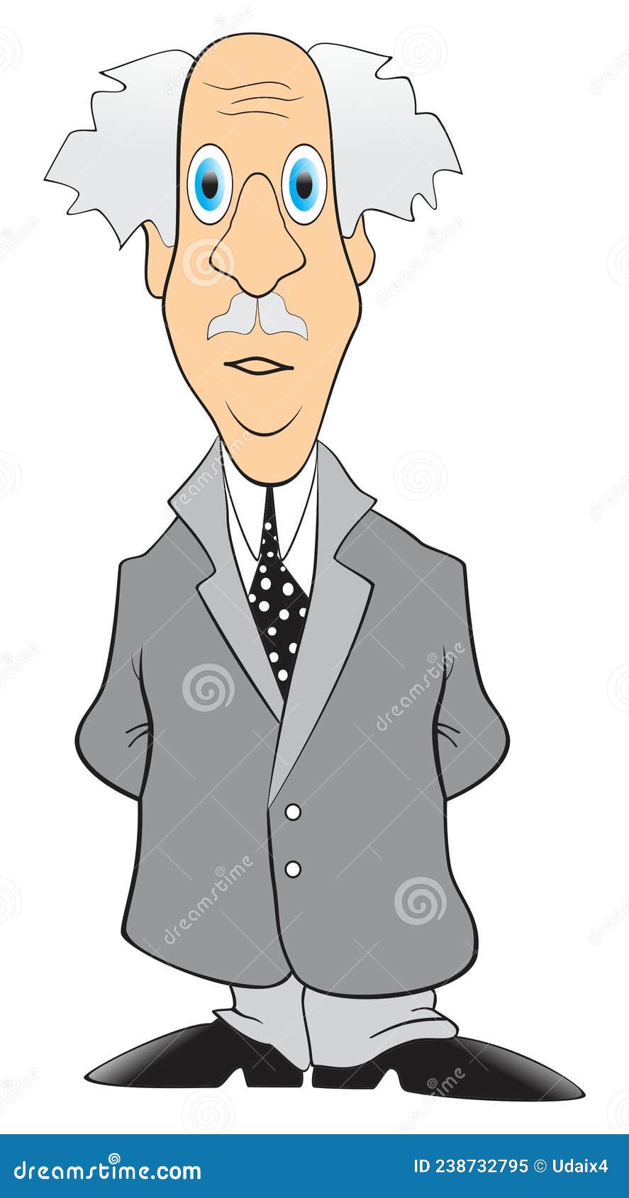 Cartoon Old Man Funny Character Science Professor Stock Vector -  Illustration of laboratory, drawing: 238732795