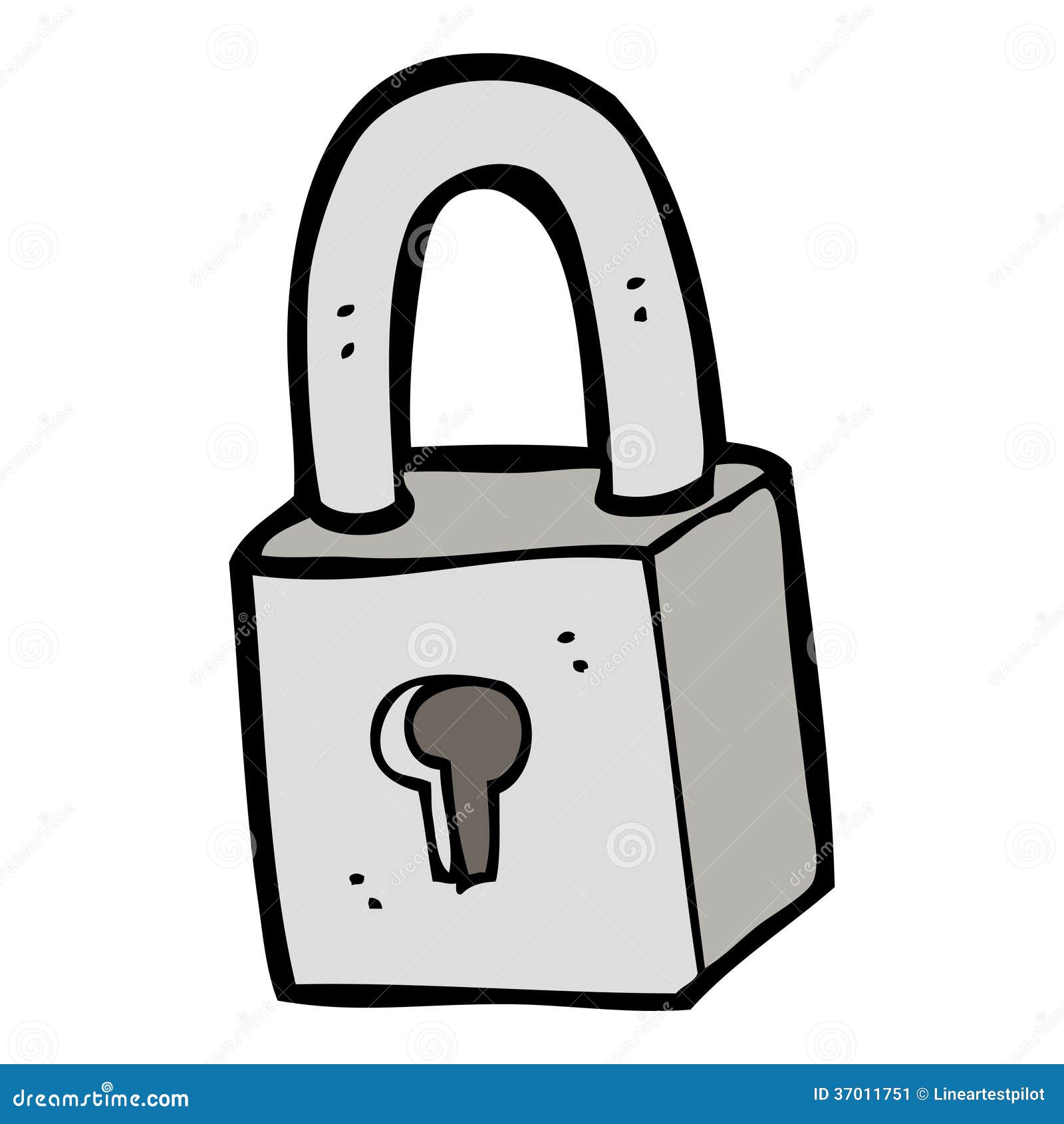 clip art black and white lock - photo #37