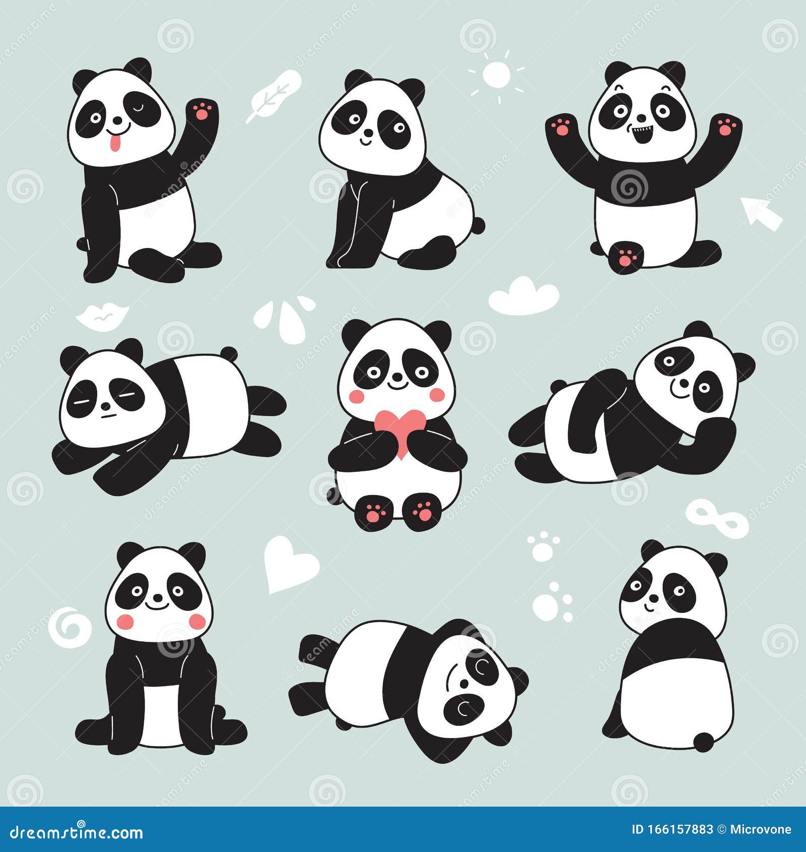 Cartoon Panda Cute Panda Bear Happy Baby Animals Lazy Funny Chinese Bears Posing Friendly Mascot Vector Characters Stock Vector Illustration Of Design Cheerful Cartoon Panda Cute Panda Bear Happy Baby Animals Lazy Funny Chinese Bears Posing Friendly Mascot Vector Characters Stock Vector Illustration Of Design Cheerful