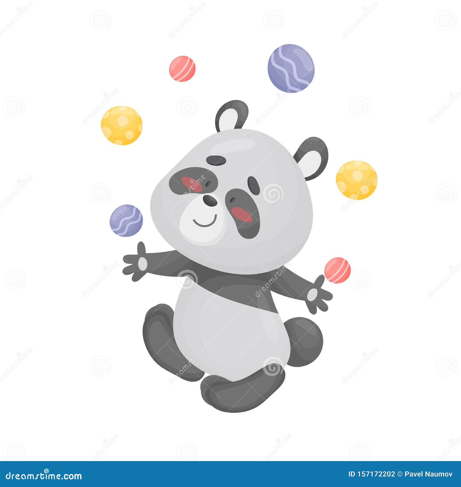 Cartoon Panda Foot Stock Illustrations – 173 Cartoon Panda Foot Stock  Illustrations, Vectors & Clipart - Dreamstime
