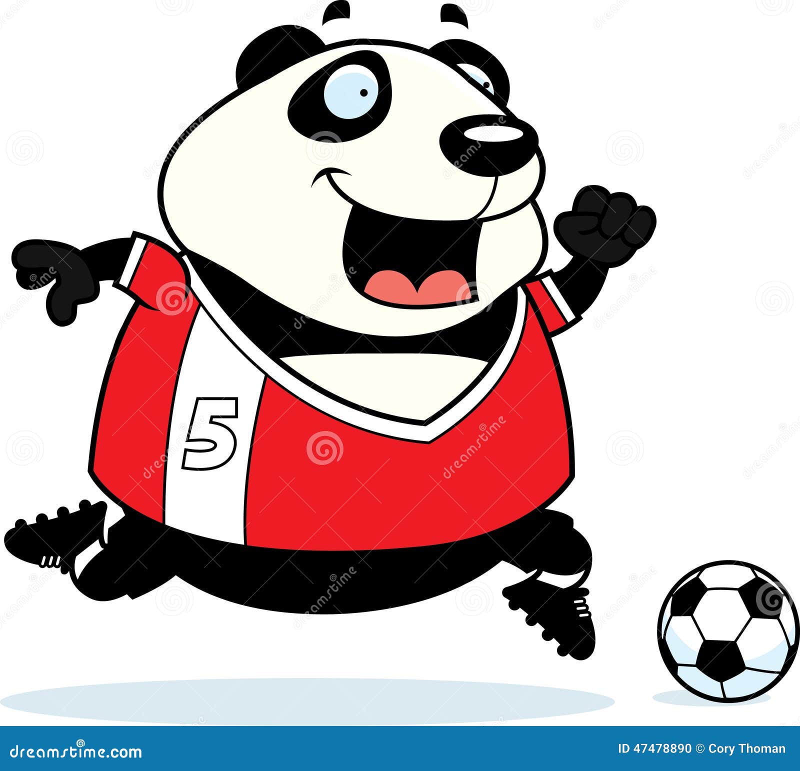 clipart panda soccer - photo #24