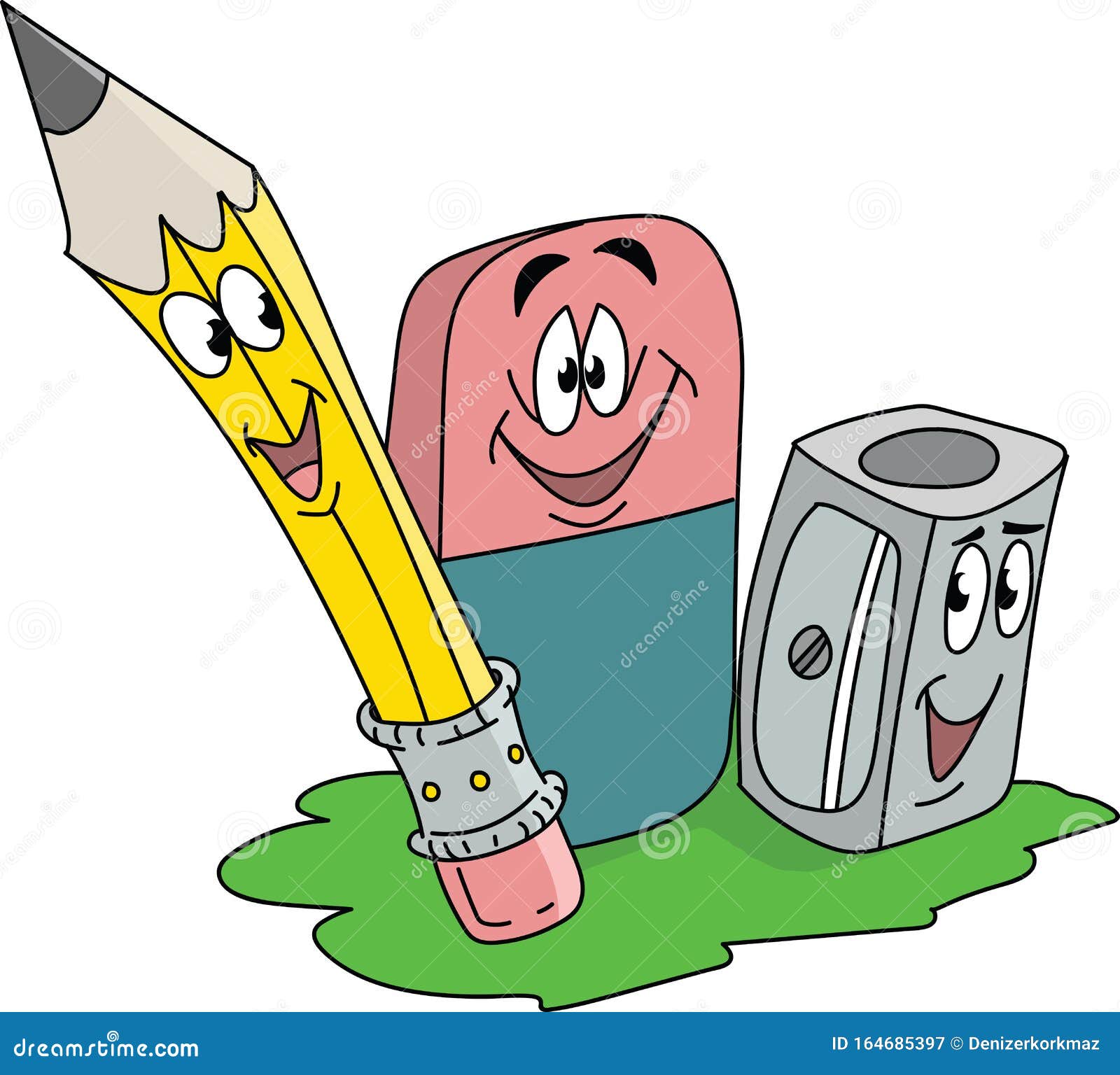 Pencil With Eraser. Stock Photo | CartoonDealer.com #26030970