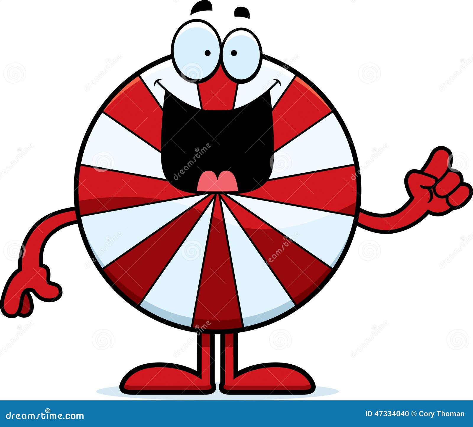 Cartoon Peppermint Idea stock vector. Illustration of food 47334040