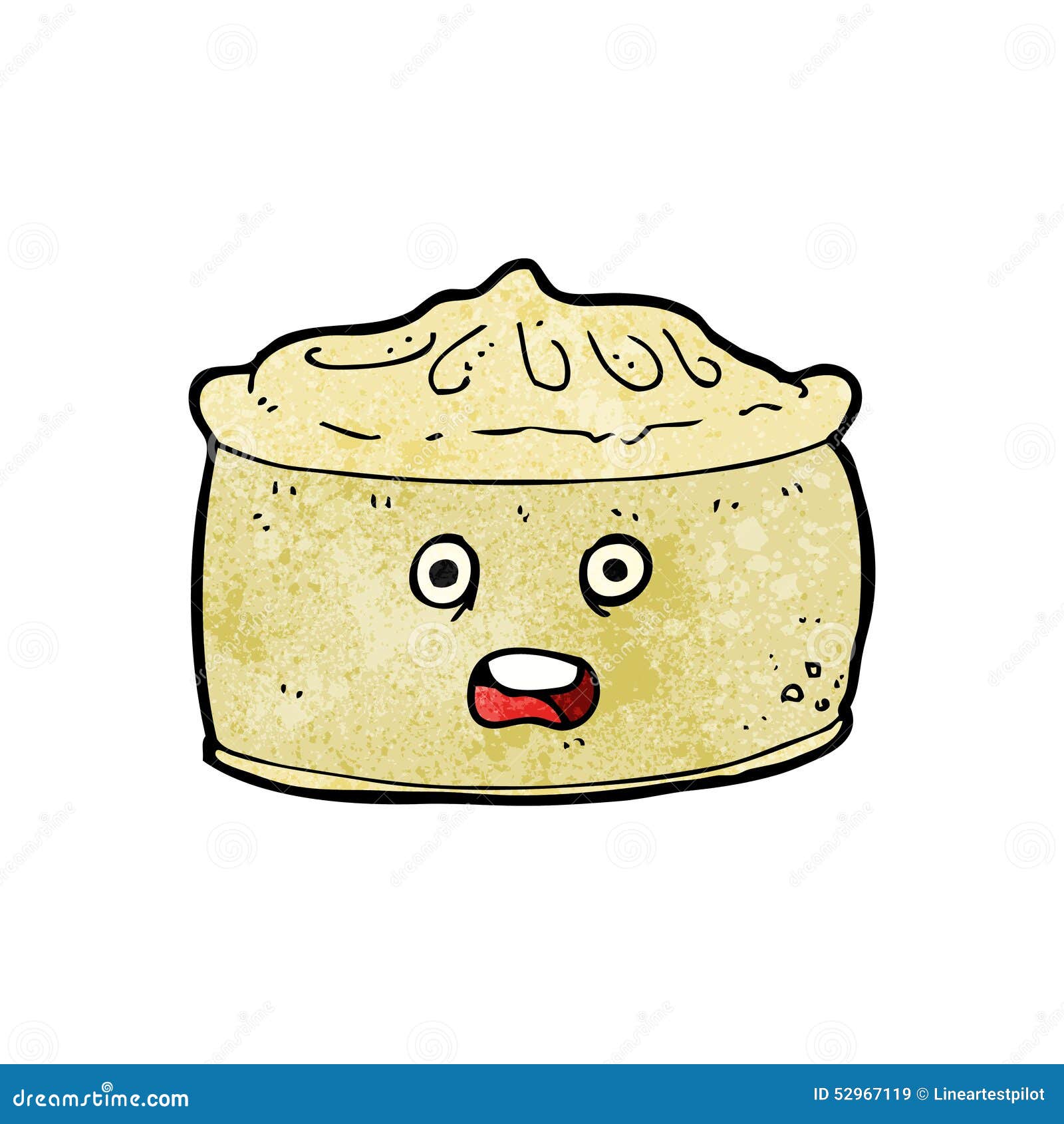 Cartoon pie with face stock illustration. Illustration of design 52967119