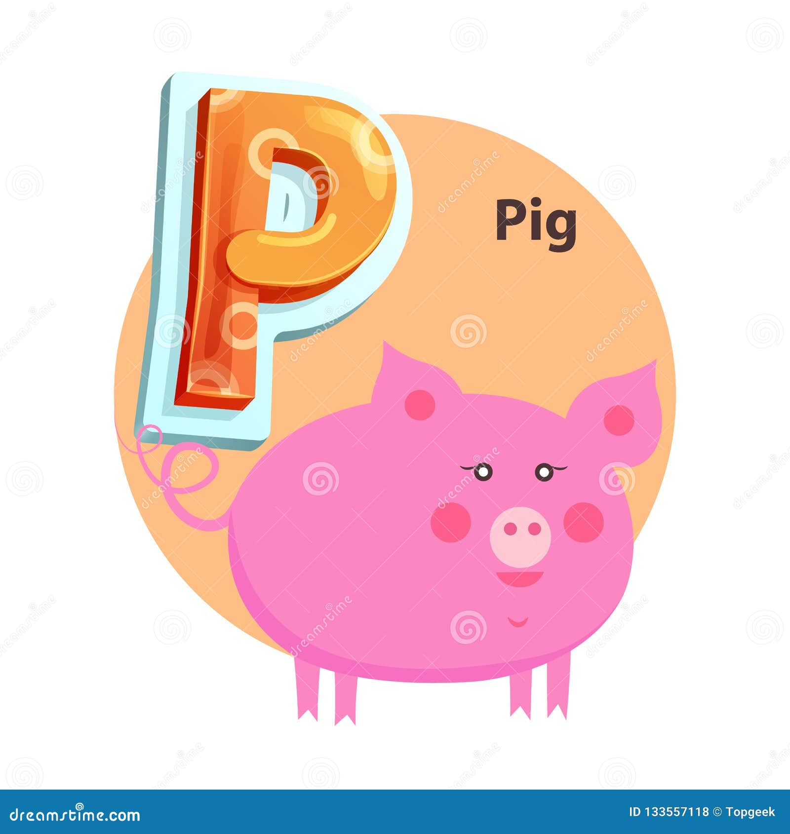 Cartoon Pig is for P Letter Children Zoo Alphabet Stock Vector - Illustration of english, kindergarten: 133557118 Cartoon Pig is for P Letter Children Zoo Alphabet Stock Vector - Illustration of english, kindergarten: 133557118