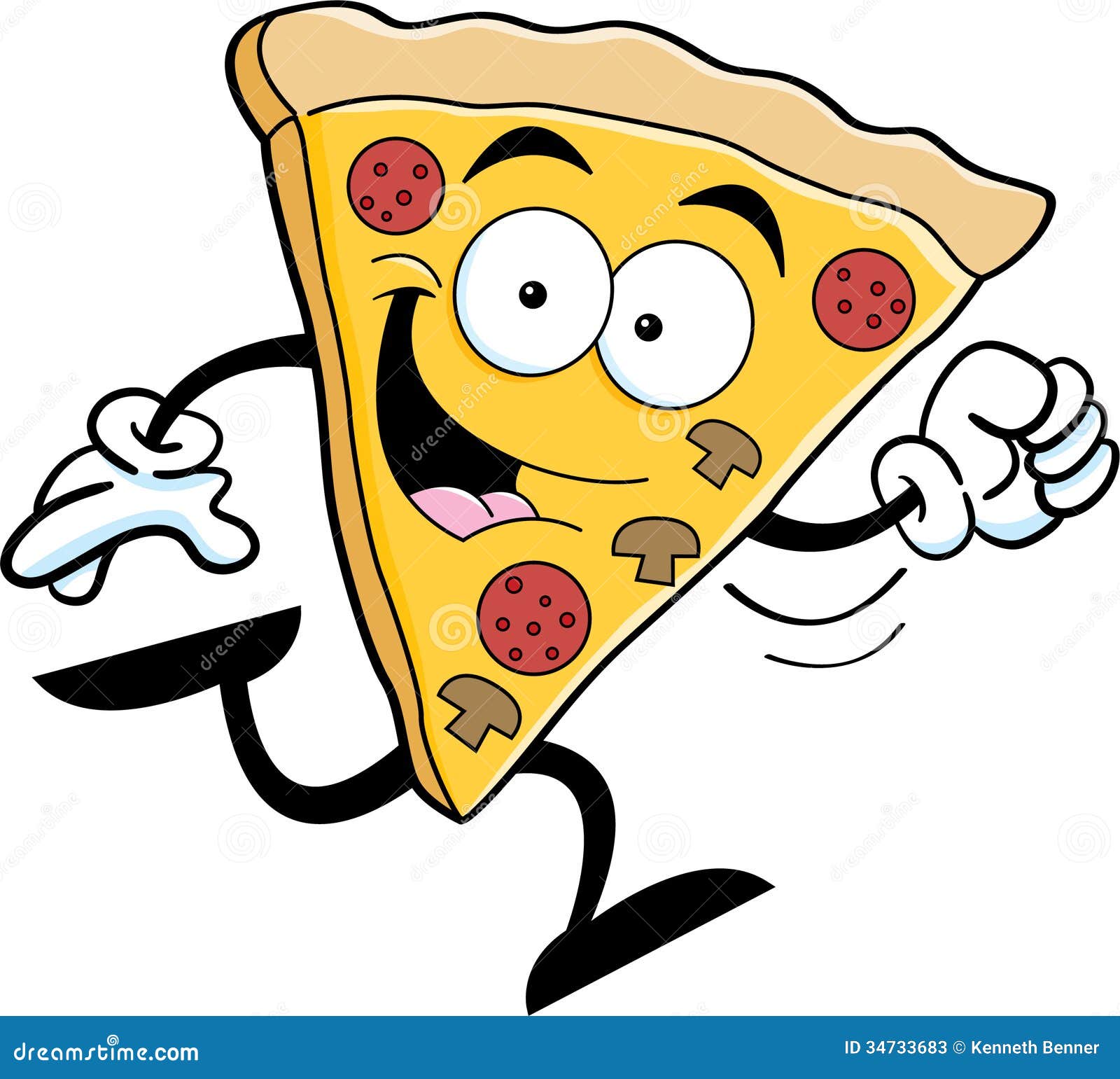 Cartoon pizza running stock illustration. Illustration of food - 34733683 Cartoon pizza running stock illustration. Illustration of food - 34733683