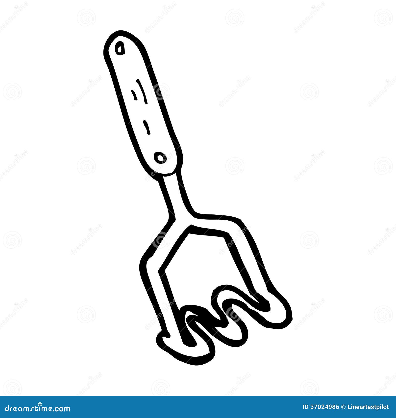 Cartoon potato masher stock illustration. Illustration of drawing