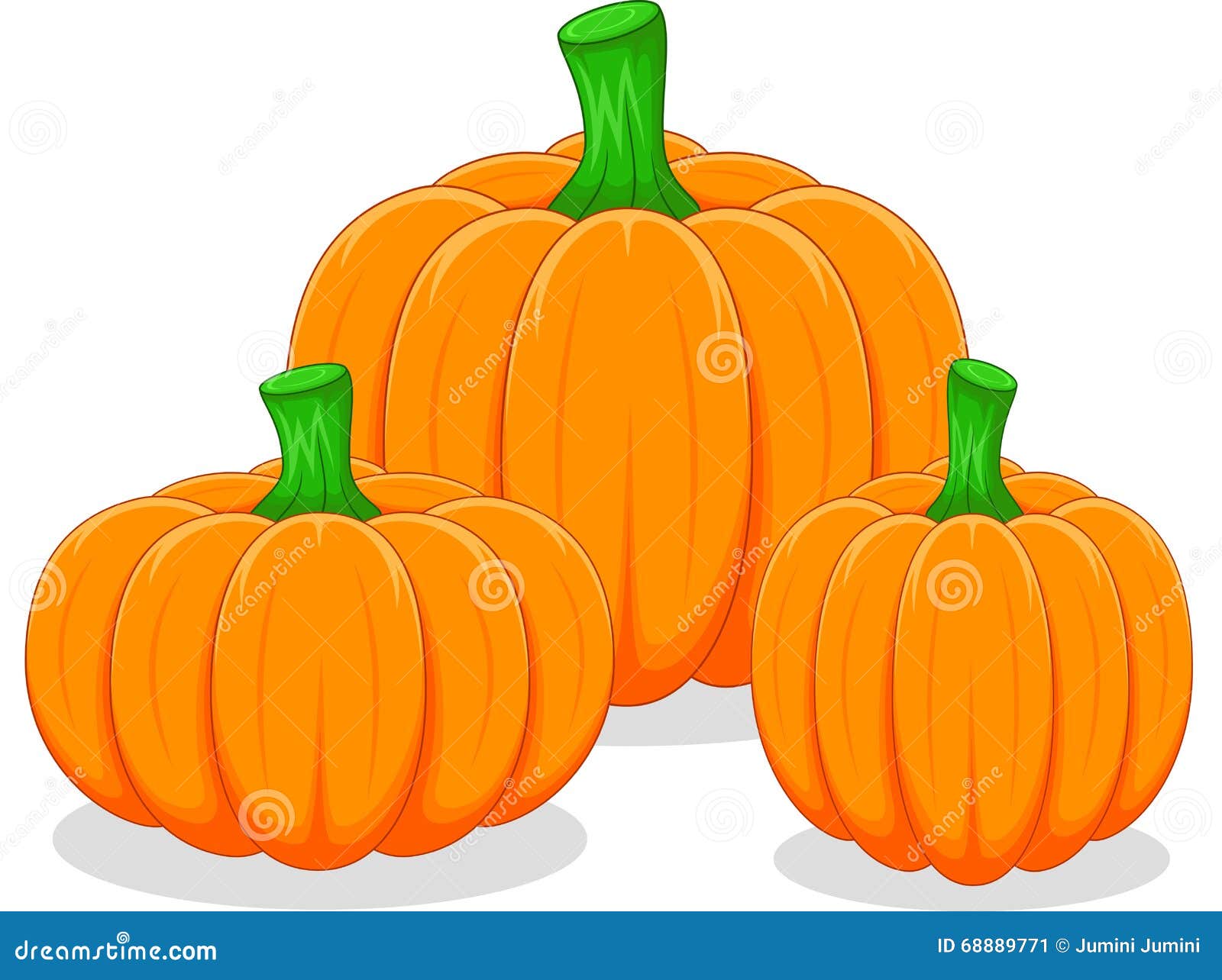 Cartoon pumpkin background stock vector. Illustration of crop - 68889771