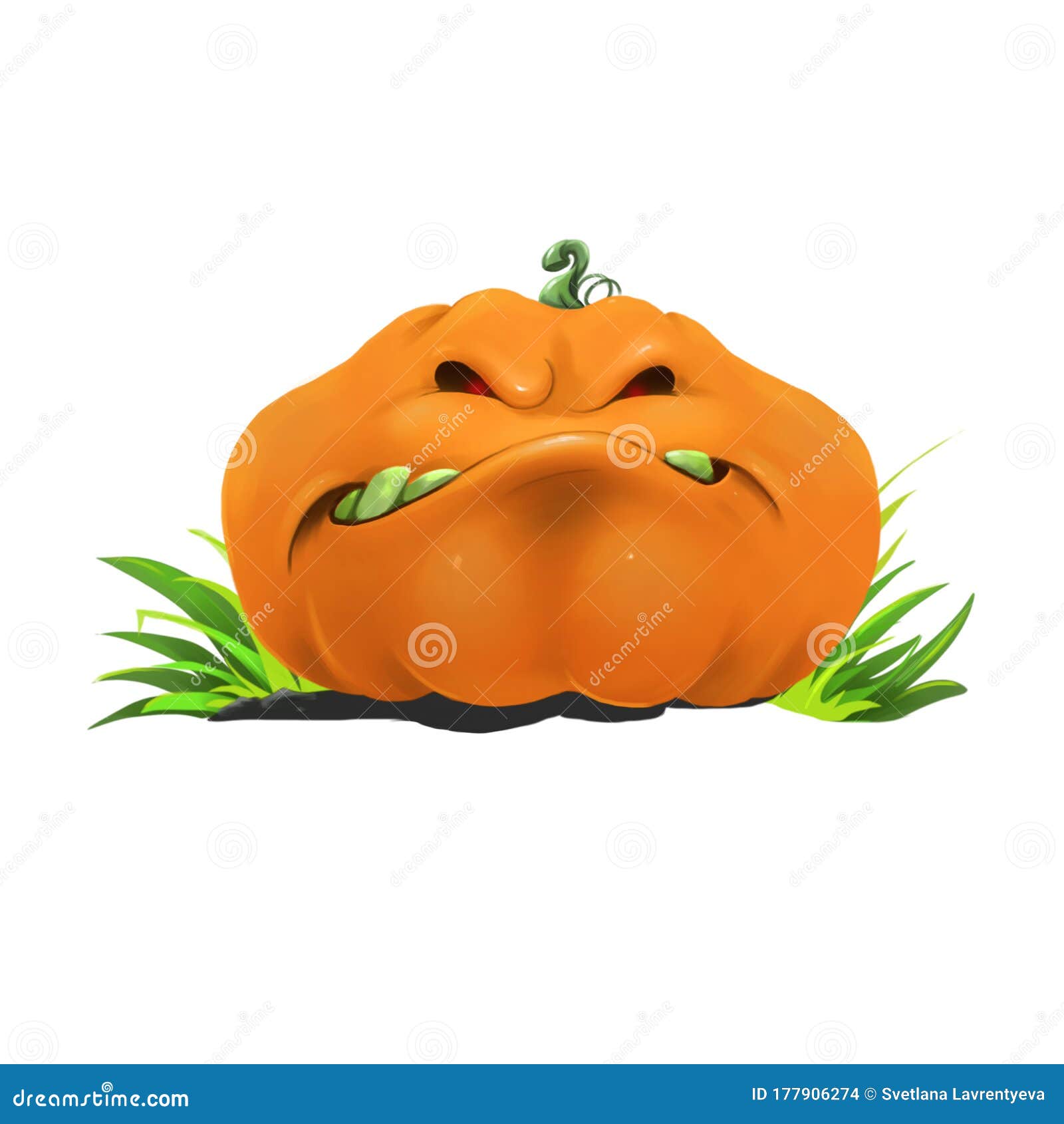 Cartoon Pumpkins on a White Background, Drawing an Evil Pumpkin for Halloween. Stock Illustration - Illustration of comic, party: 177906274 Cartoon Pumpkins on a White Background, Drawing an Evil Pumpkin for Halloween. Stock Illustration - Illustration of comic, party: 177906274