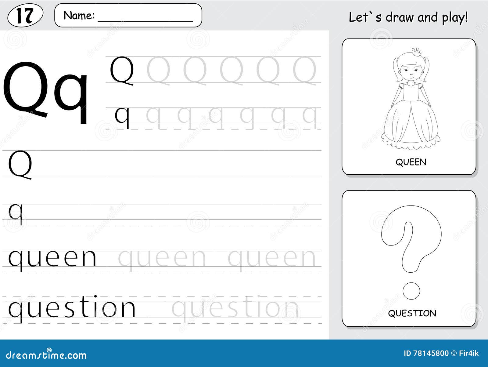 Cartoon Queen And Question. Alphabet Tracing Worksheet: Writing  grade worksheets, math worksheets, education, multiplication, alphabet worksheets, and learning Phonetic Alphabet Worksheet 994 x 1300