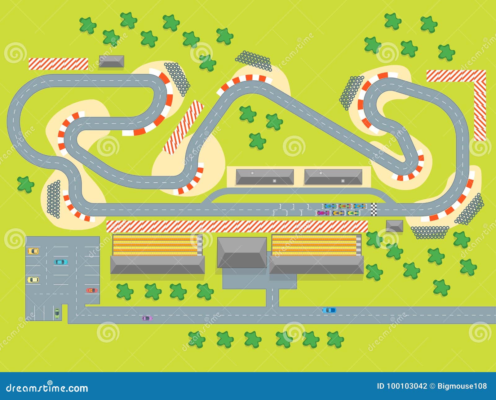 Cartoon Race Track Top View Royalty Free Stock Photo CartoonDealer cartoon-race-track-top-view-royalty-free-stock-photo-cartoondealer
