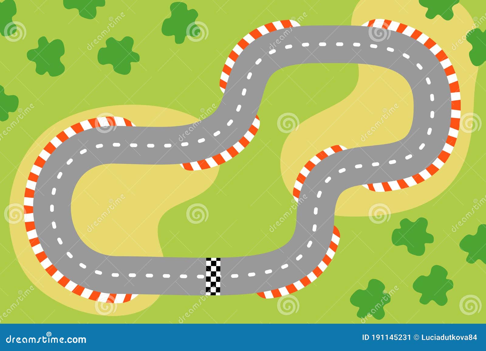 F1 Race Car Vector Illustration | CartoonDealer.com #11540344